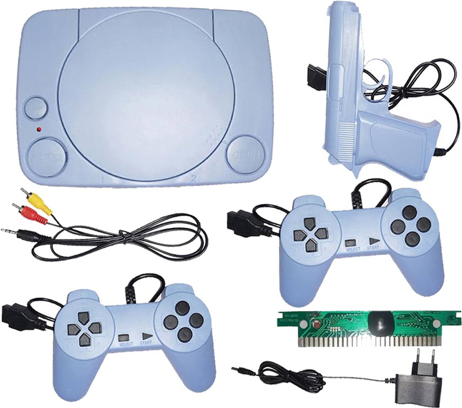 COUNTACH Trendy Gun Classic Game Box With Kids Lovers, Cls-G33 For 1 Extra Chip NA GB with Contra, Super Mario Bros, F1 Race, Duck Hunt, Snow Bros