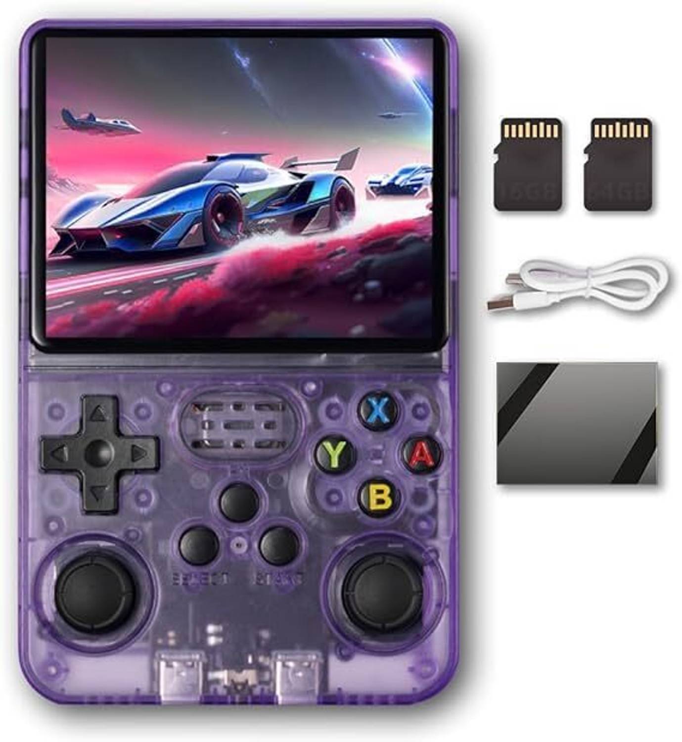 Playtastic R36S Game Console 3.5 inch Retro Emulator System 64 GB with 15000+Preinstall video game Mario ,GTA Vice City