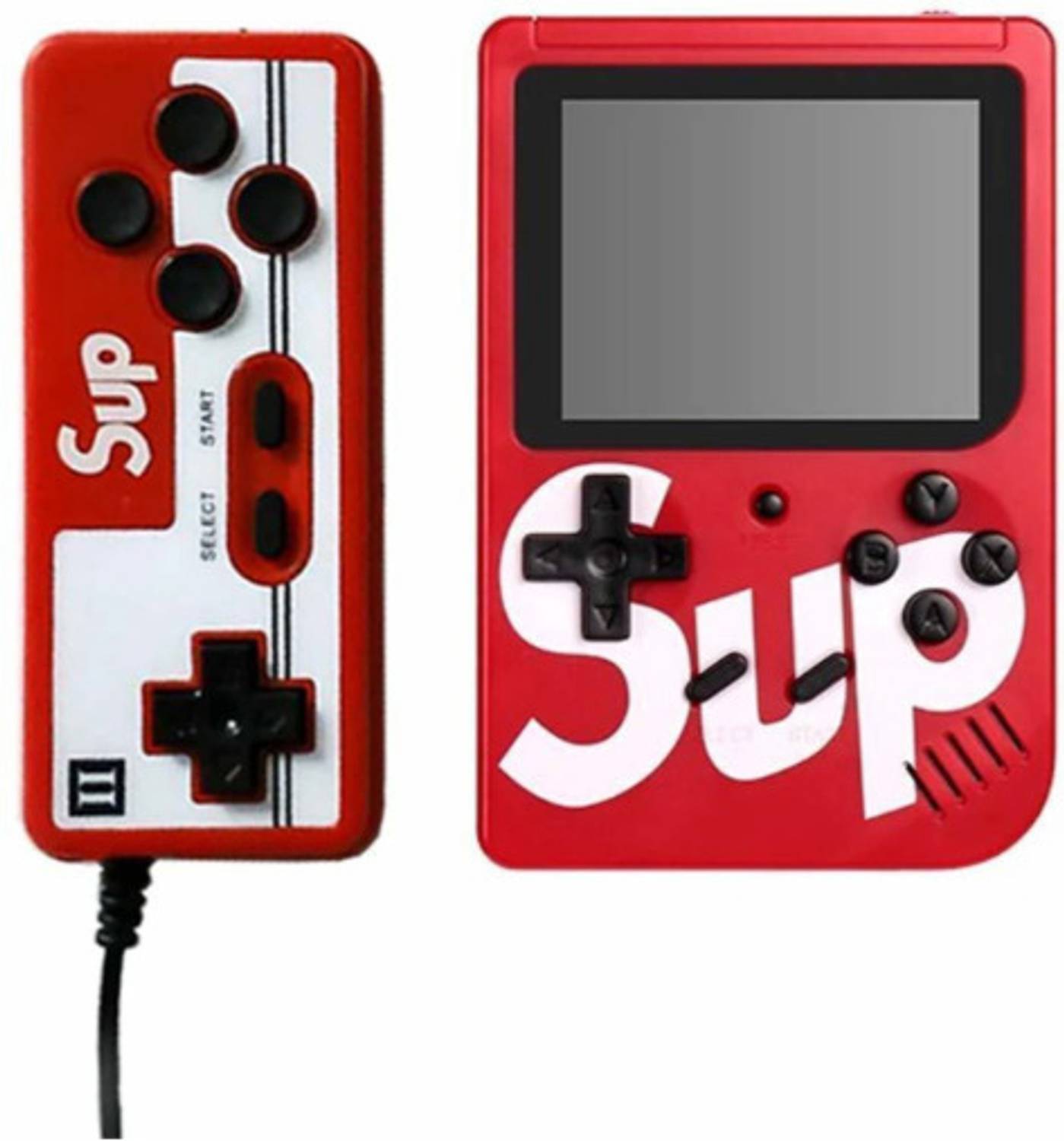 HG WORLD Retro Game Sup R35Xs gaming console for tv With 2 Player Portable Sup Game Box 128 MB with 400+ Preinstall video game handheld,Best Gift All Ages Mario Game