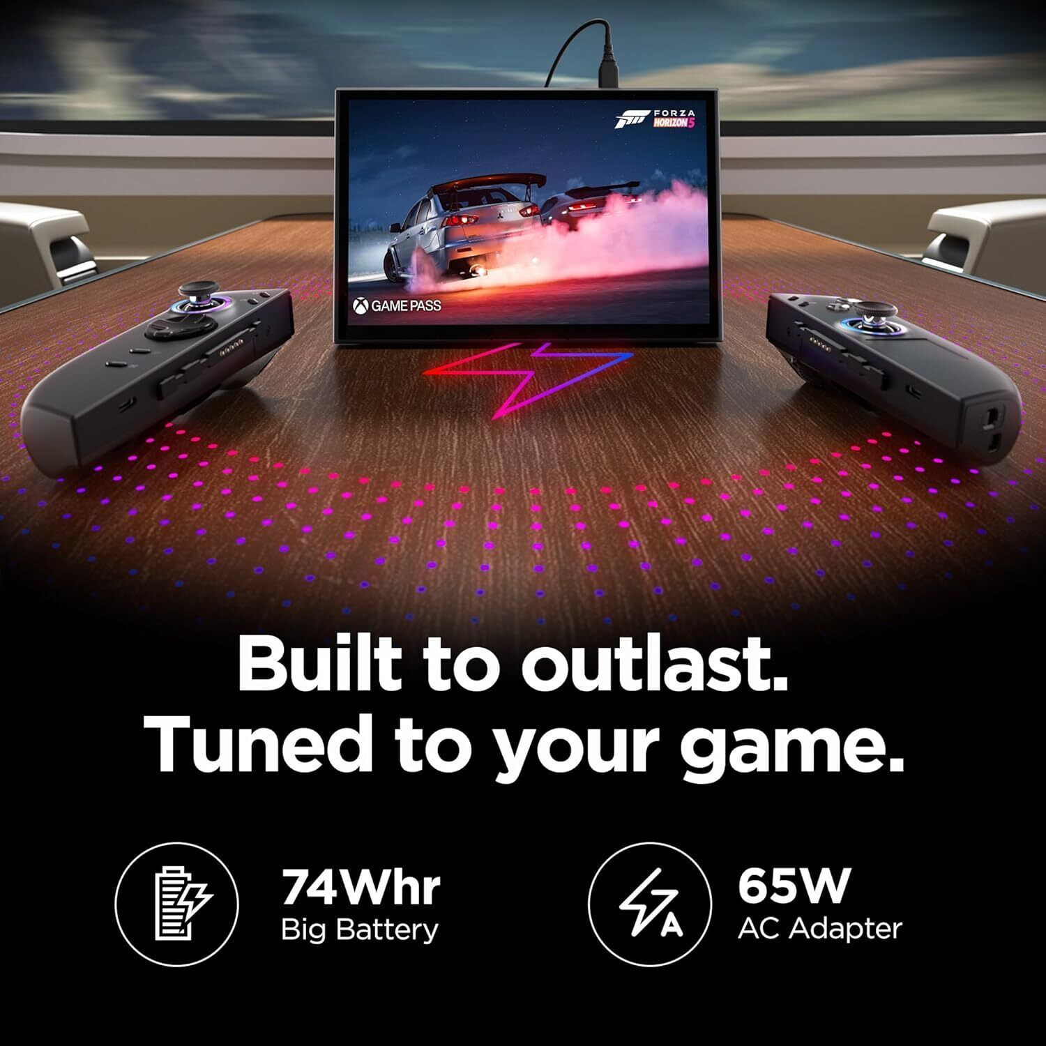 Image of Lenovo Legion Go 2 Handheld Gaming Console, AMD Ryzen Z2 CPU, 8.8 inch OLED Display AMD Radeon Graphics,144 GHZ, 32GB RAM & 1 TB SSD with 3 Months of PC Game Pass, Windows 11 Mini Mobile Hand Game