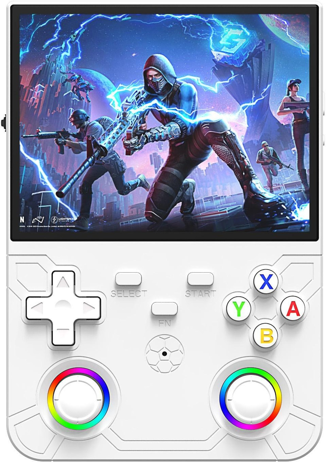 Image of HG WORLD Retro Game R36 Ultra X Handheld gaming console,Portable Style Pocket GameBox , 21+ Emulators, 4.5 IPS Screen Rechargeable Battery Hand Video Game 64 GB with 15000+GOW, GTA Vice City, Mini Video Game for Kids, Best Gift For All Ages