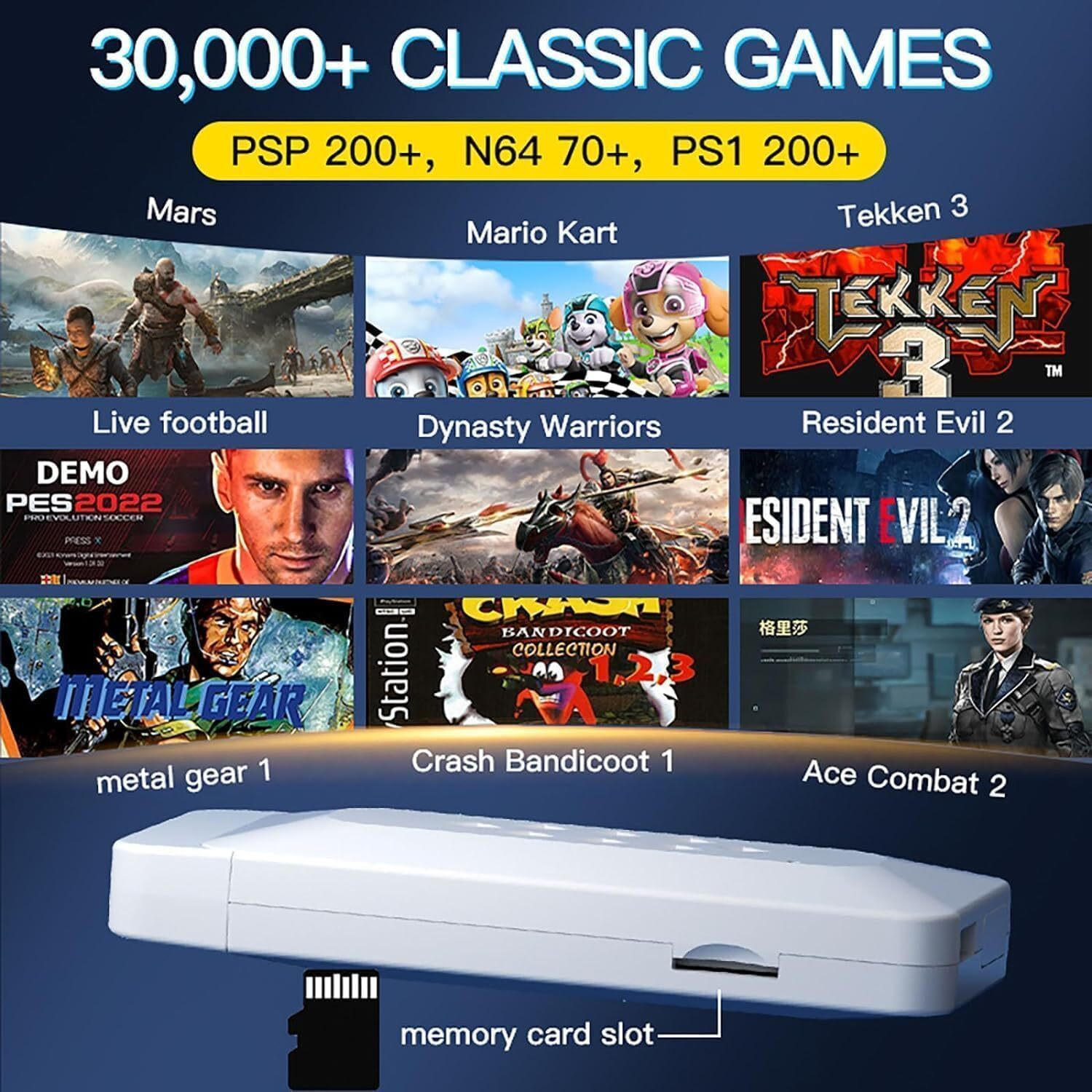 Image of SHAILRON M22 Special Edition Retro Gaming, 30,000+ Games, 52 Emulators Wi-fi Gamepad