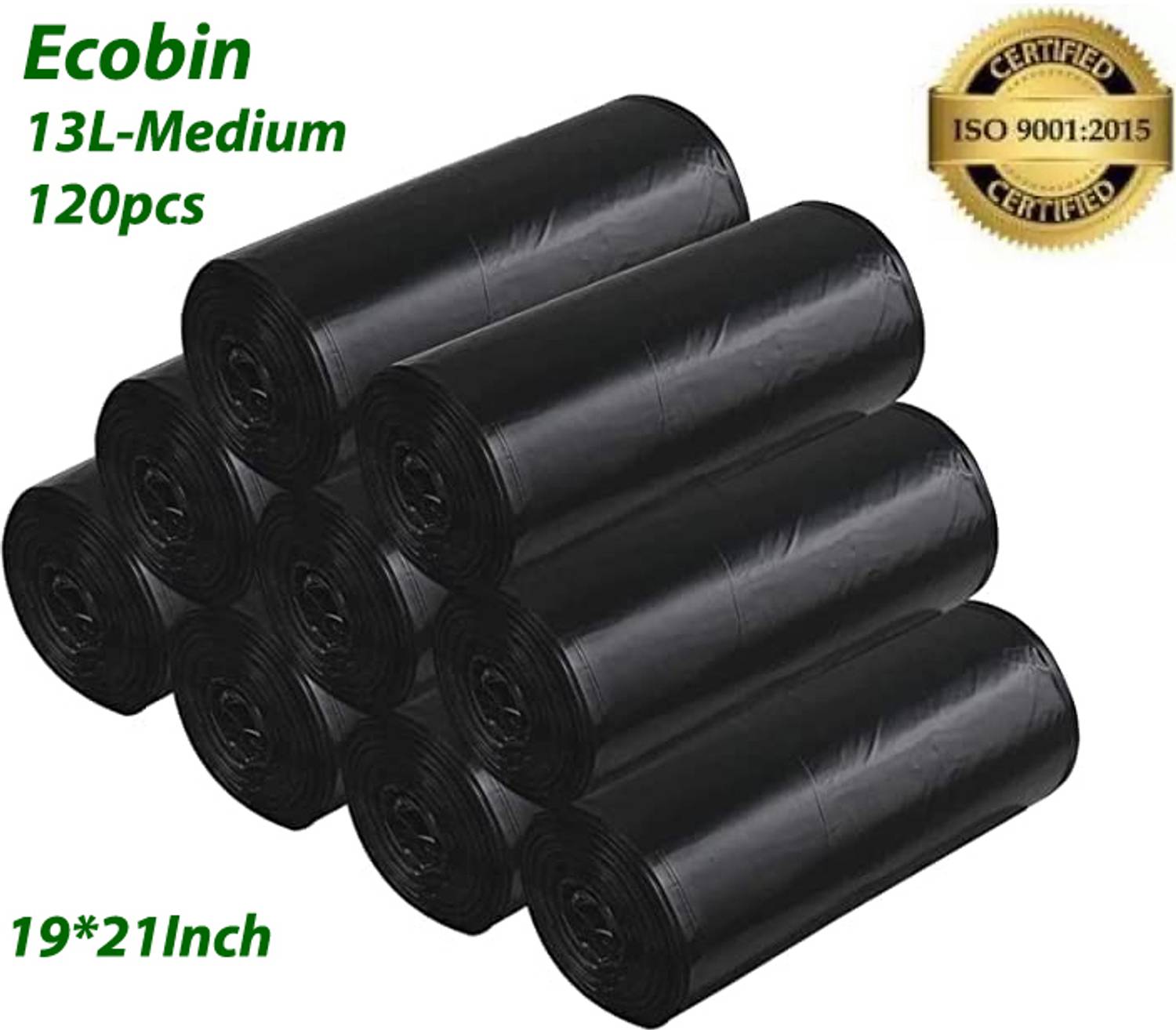 EcoBin Dustbin Bag Medium 13L Pack of 120