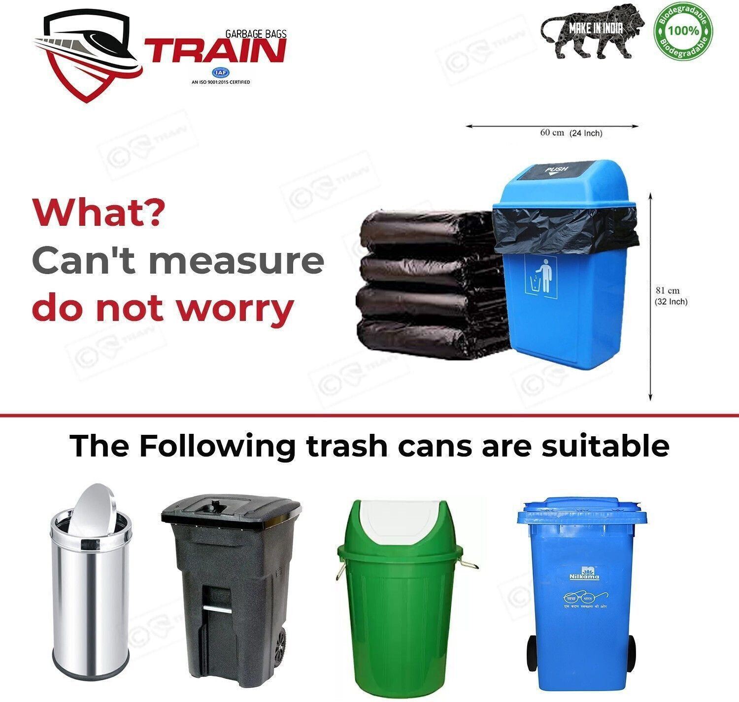 Image of Train Garbage Bags large size large trash bag size dustbin bags large size garbage bags large size black 30 Bags Large 70 L Garbage Bag Pack Of 30