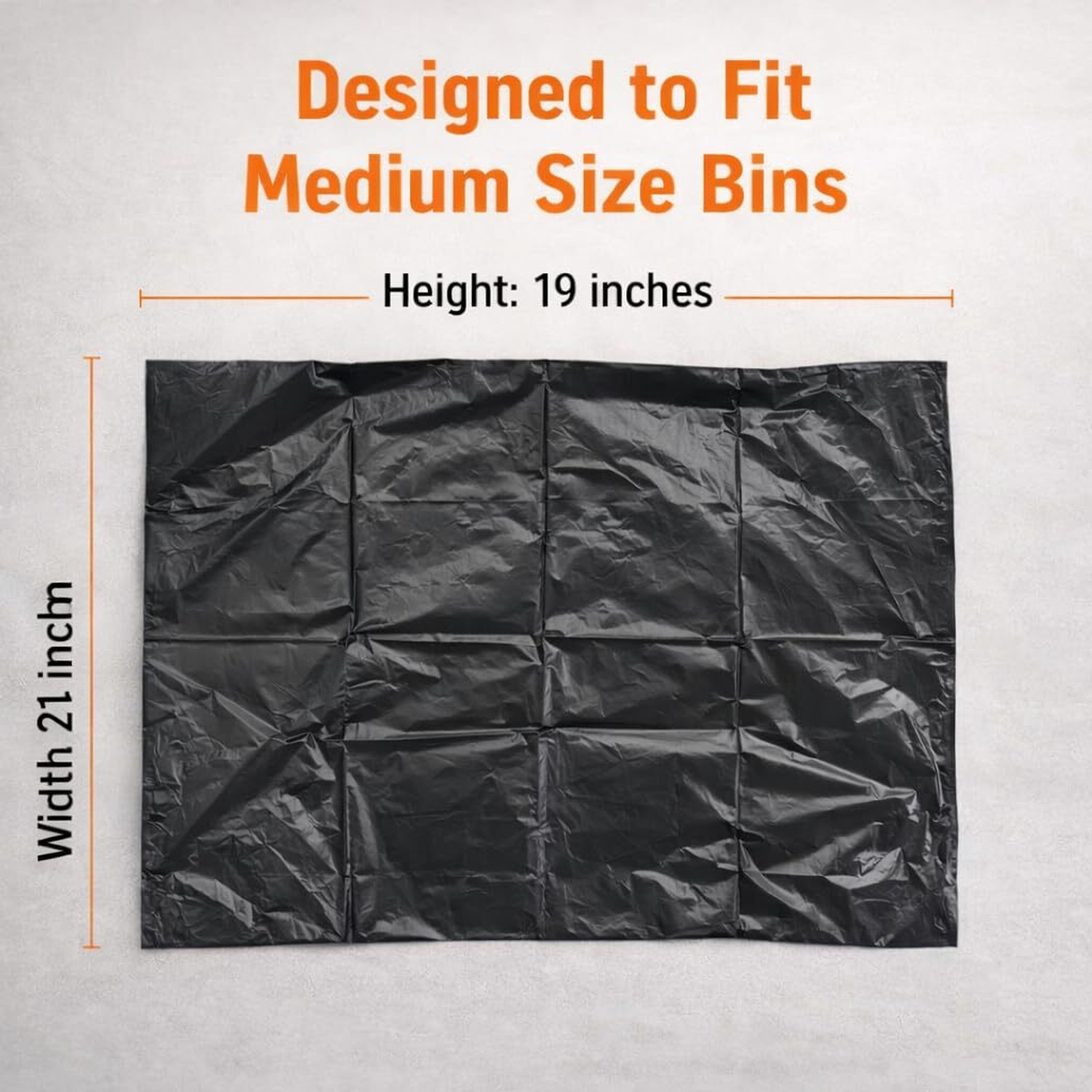 Image of SEVENTEENSTITCH BH Homes Premium Garbage Bags 19 X 21 Medium 15 L Garbage Bag Pack Of 120