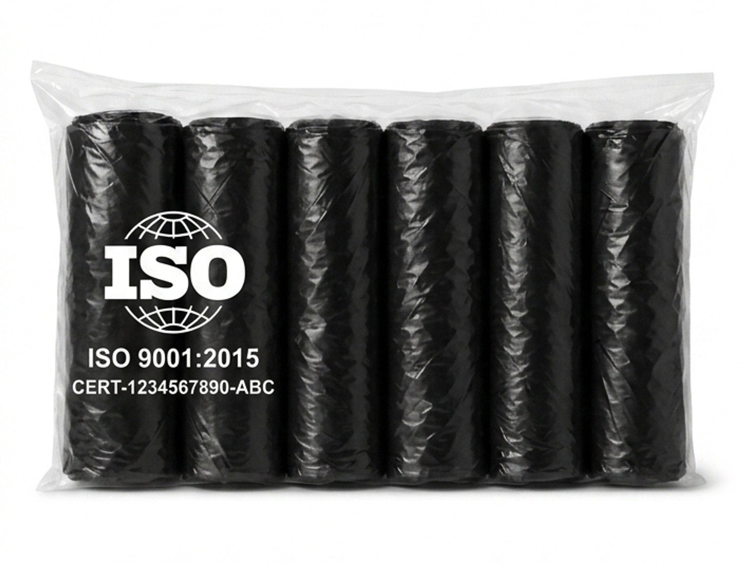 Image of EcoBin Eco-Friendly Medium Garbage Bags: 19 inchx21 inch, 180 Bags (6 Rolls) for Home /Office Medium 8 L Garbage Bag Pack Of 6
