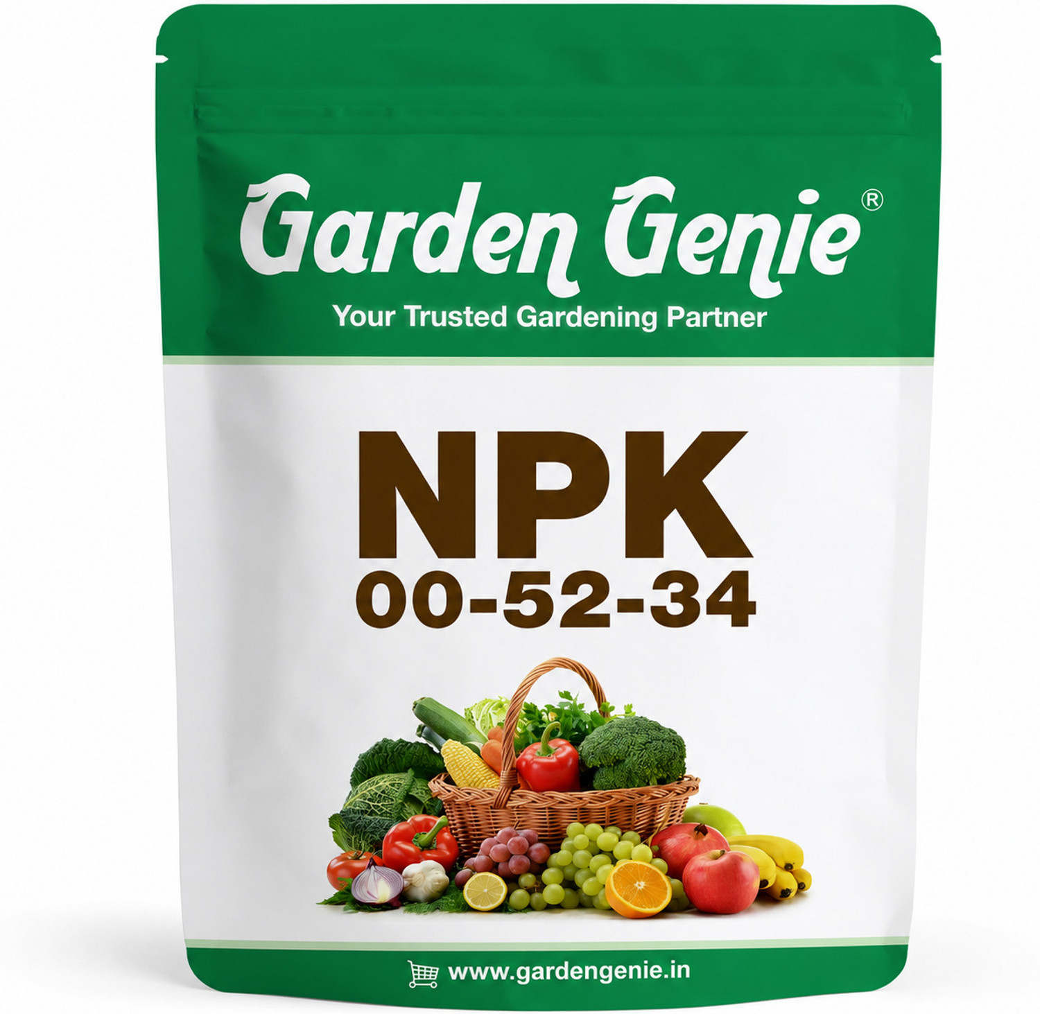 Image of Garden Genie MKP (Mono Potassium Phosphate) NPK 00 52 34 Garden Mulch