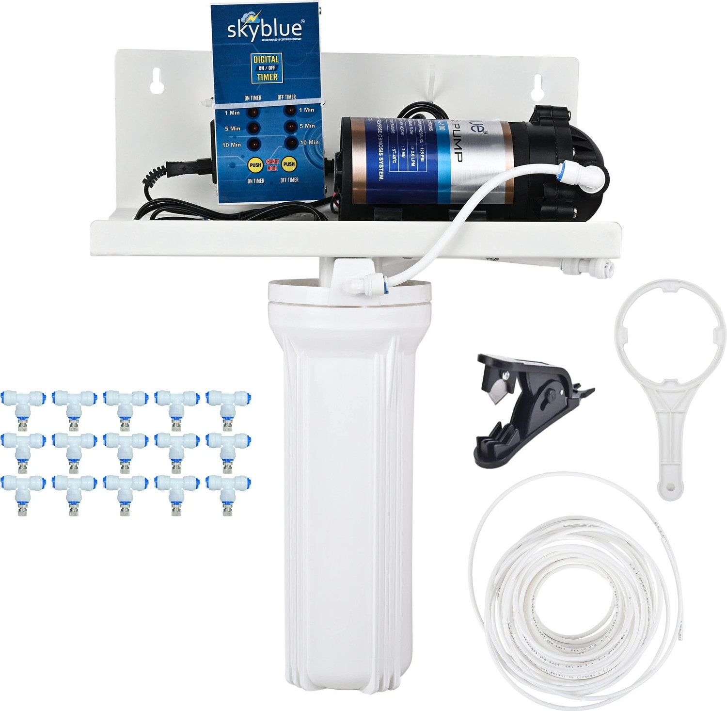 Image of SKYBLUE Premium Fogger Kit with 15 nozzles for Dairy Farms, Restaurants, Cafes 2.6 L Hand Held Sprayer