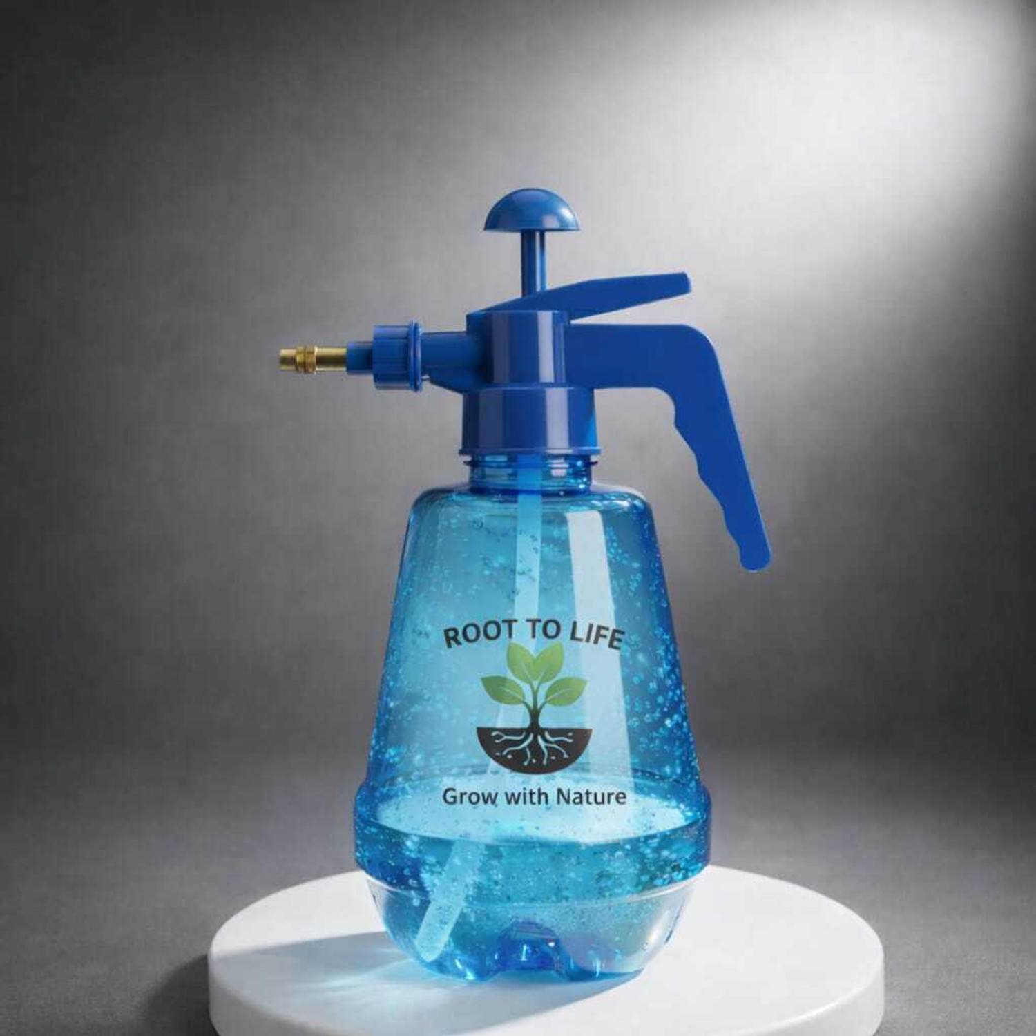 Image of ROOT TO LIFE TRANSPARENT BLUE Grow with Nature 1.5 L Tank Sprayer