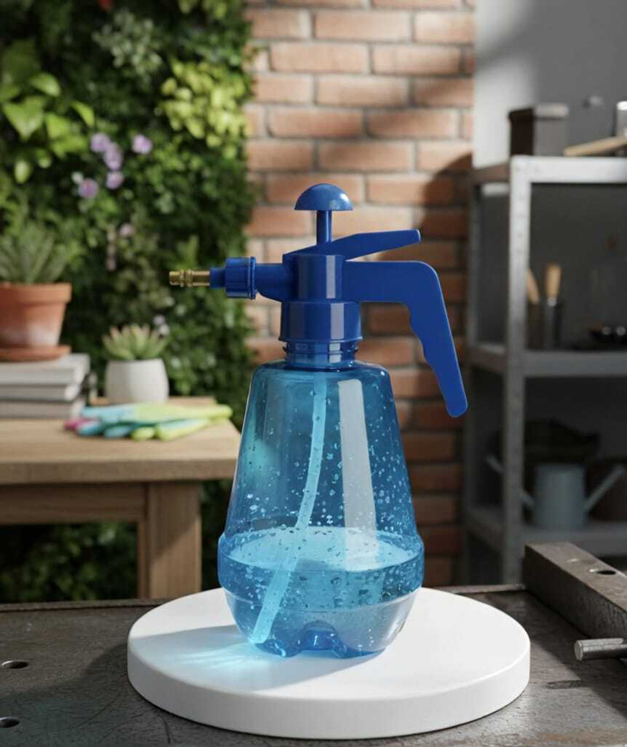 Image of ROOT TO LIFE TRANSPARENT BLUE Grow with Nature 1.5 L Tank Sprayer