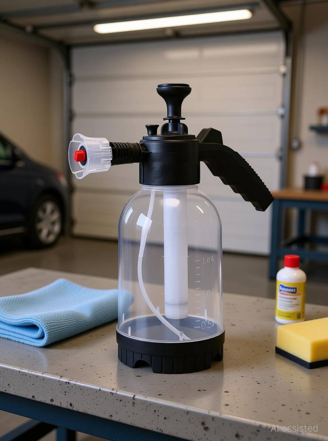 Baghbanmart Multipurpose Garden & Car Wash Pressure Spray Bottle 2 L Tank Sprayer