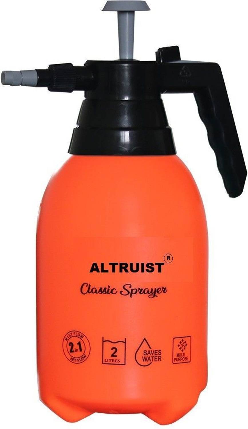 Altruist Multipurpose Classic Sprayer Watering, Gardening, Pesticide, Sanitizing, Car and Bike Wash Home and Gardening 2 Litre - (Orange) 2 L Hand Held Sprayer