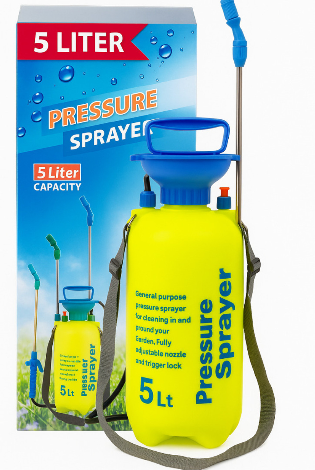 Image of Zappfresh High Pressure Garden Sprayer Agricultural Sprayer Pump Kheti Spray Machine 34 5 L Hand Held Sprayer (Pack of 1)