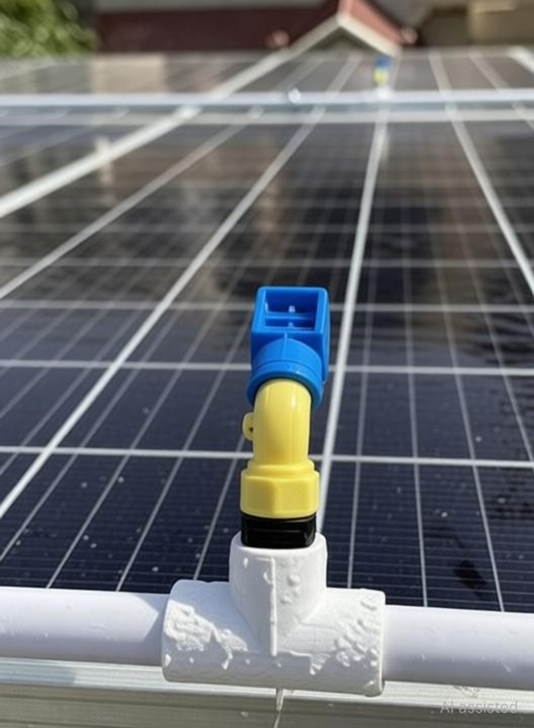 Image of jarvik Solar Panel Cleaning Sprinkler,Shower PVC (Pack of 10) (1 /2 inch ,Standard Size) 2 L Hose-end Sprayer