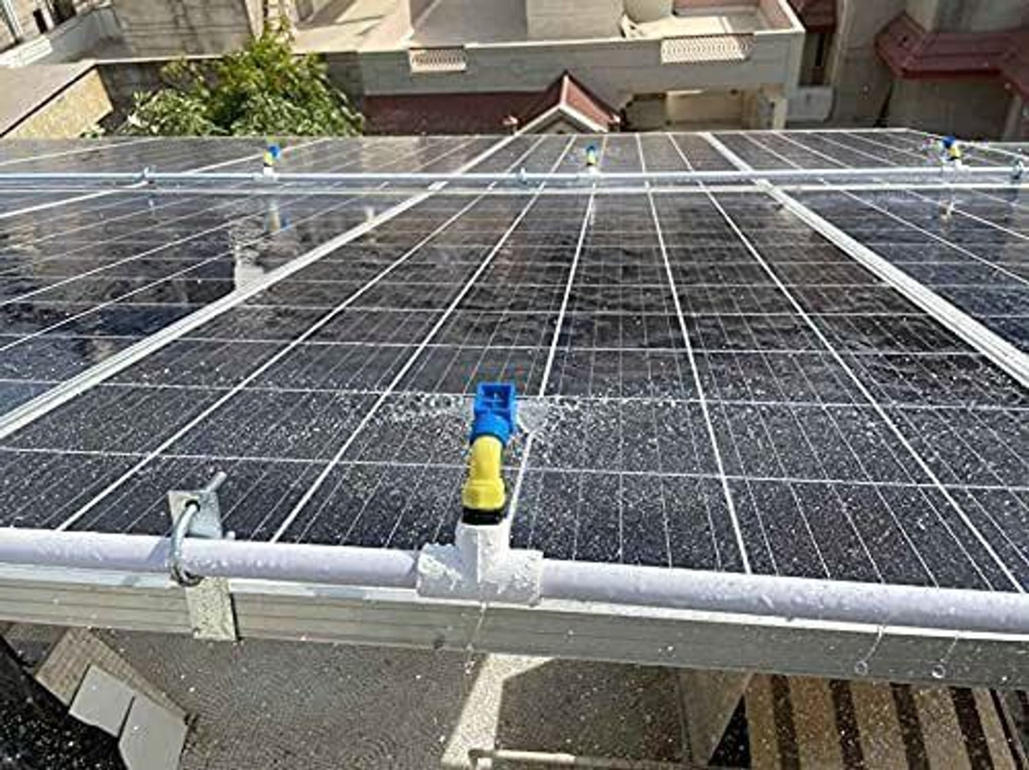 Image of jarvik Solar Panel Cleaning Sprinkler,Shower PVC (Pack of 10) (1 /2 inch ,Standard Size) 2 L Hose-end Sprayer