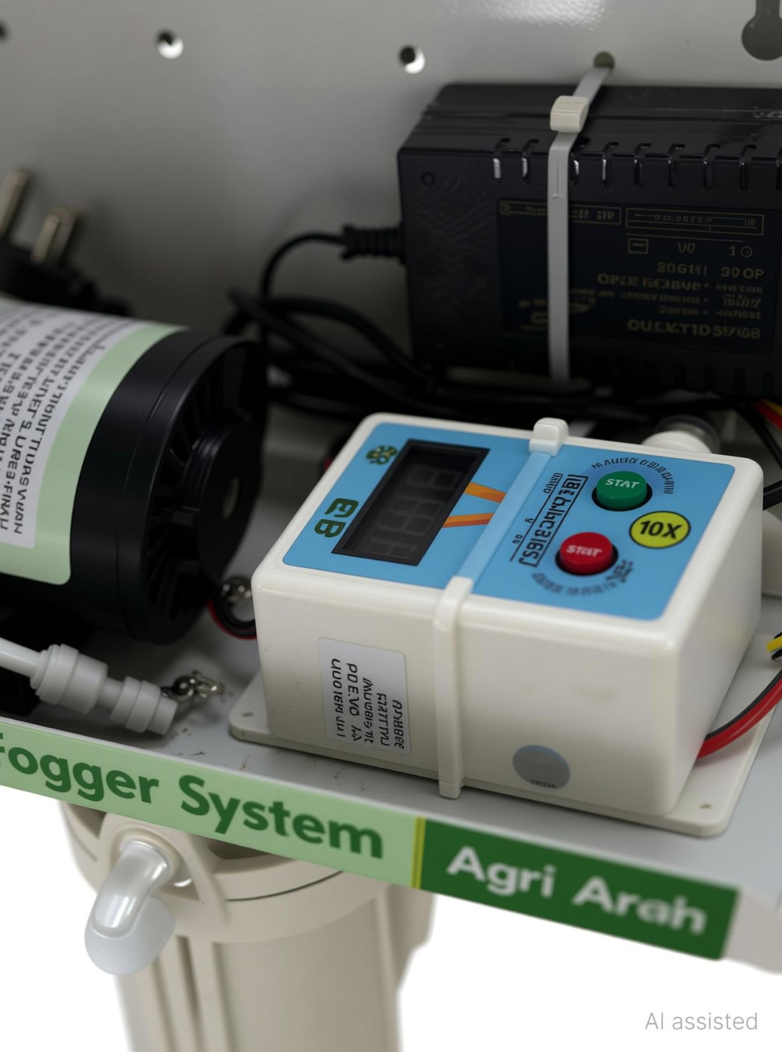 Image of Agriansh High-Pressure Irrigation Fogger Misting System Kit with 100GPD Pump For outdoor 100 L Hand Held Sprayer