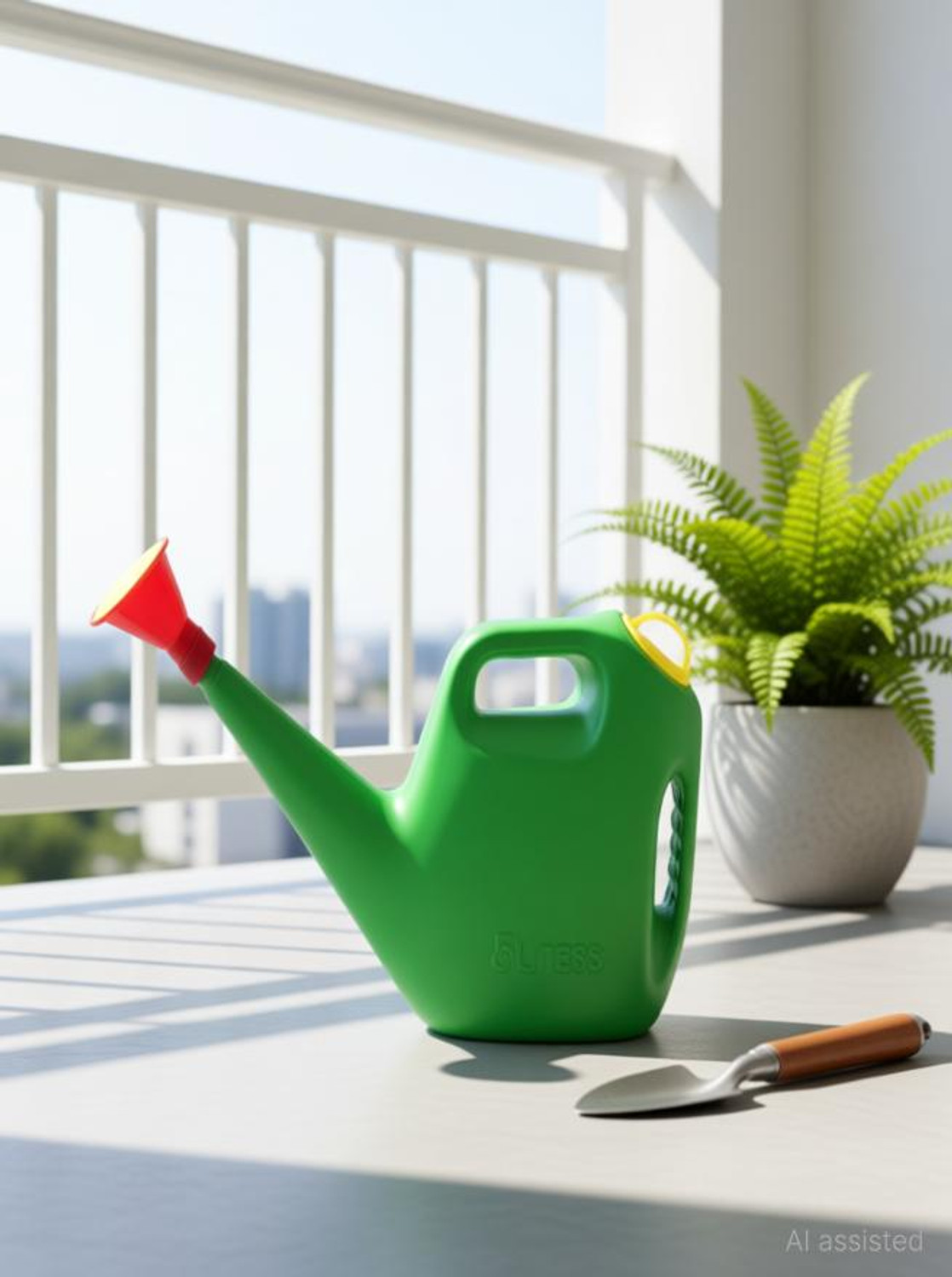 Image of Goyal Products Premium Watering Can (5 Litre, Plastic, Multicolour) 5 L Hand Held Sprayer