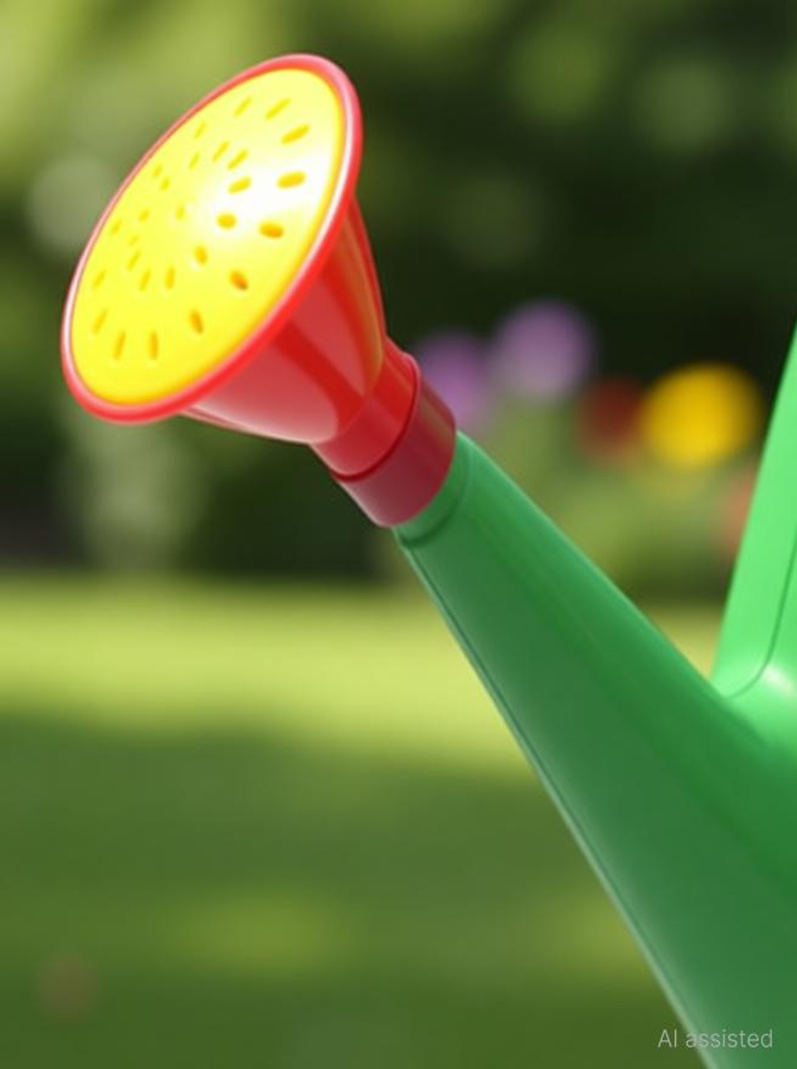 Image of Goyal Products Premium Watering Can (5 Litre, Plastic, Multicolour) 5 L Hand Held Sprayer