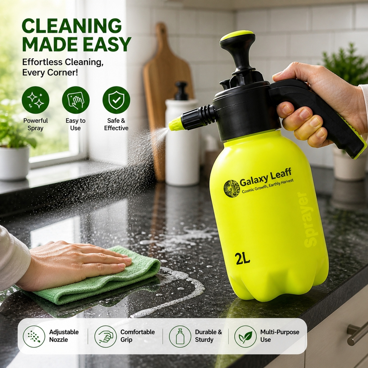 Image of Galaxy Leaff Heavy Duty Sprayer 2.5L | For Gardening and Cleaning Purpose 2.5 L Hand Held Sprayer