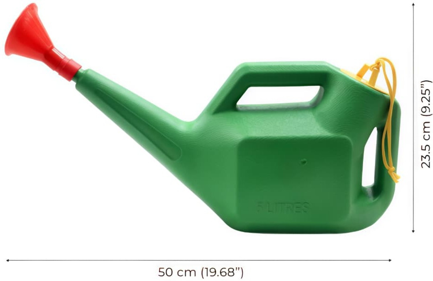 Image of ROOT TO LIFE GARDEN WATERING CAN FOR PLANTS WITH HIGH GRADE PLASTIC | HAZARA FOR PLANTS - 5 L Water Cane