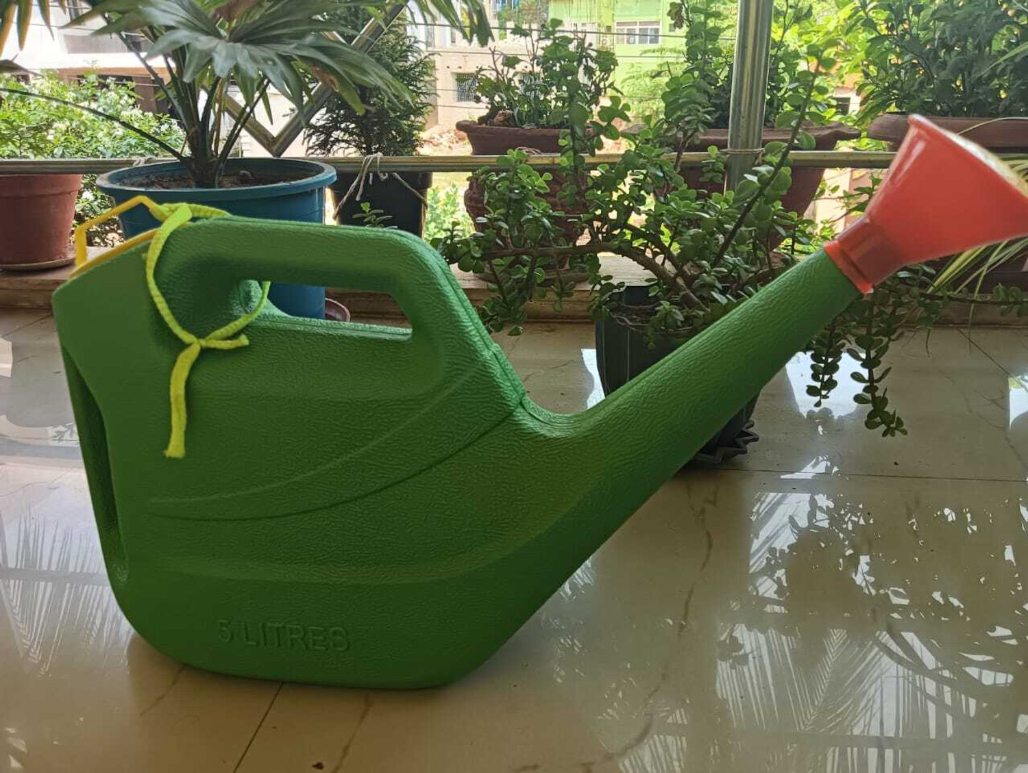 Image of ROOT TO LIFE GARDEN WATERING CAN FOR PLANT WITH PREMIUM QUALITY PLASTIC | HAZARA FOR PLANTS - 5 L Tank Sprayer