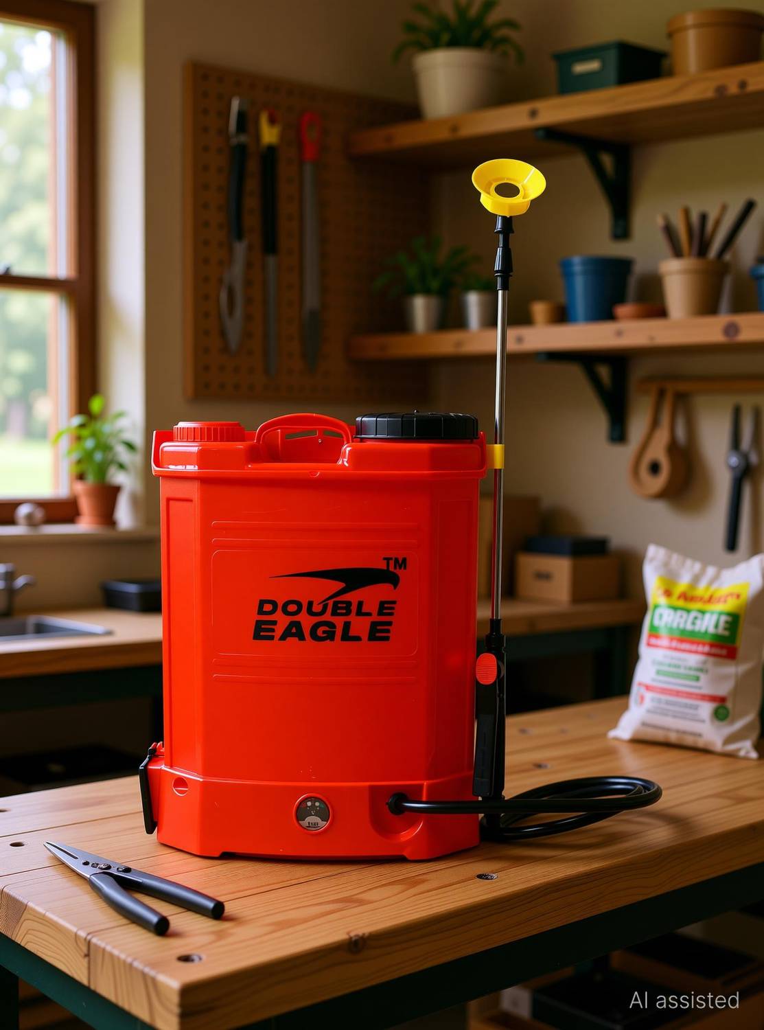 Double Eagle 16L Battery Operated Backpack Sprayer - Image 1