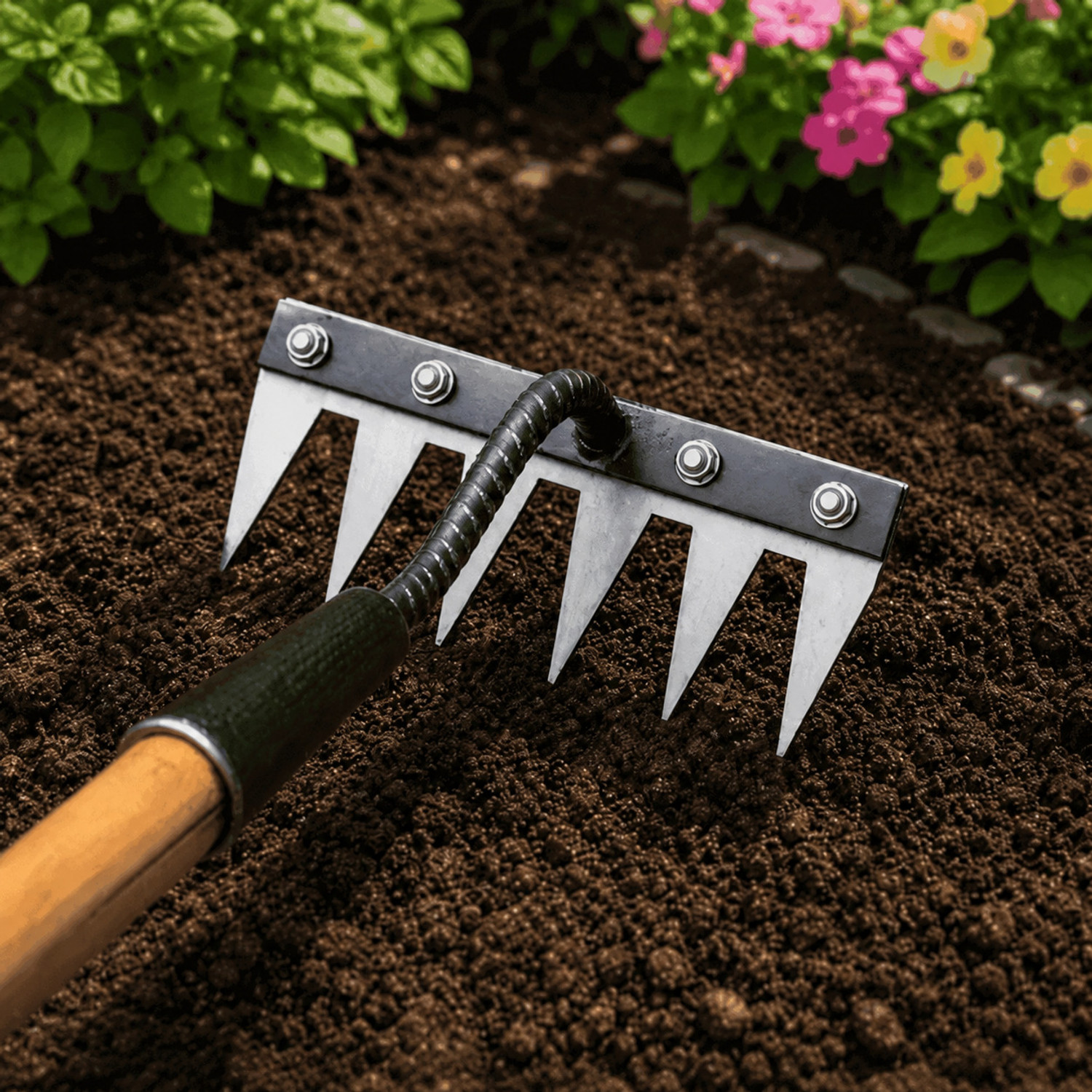 Image of Aj Enterprises Rakes-02 Garden Tool Kit