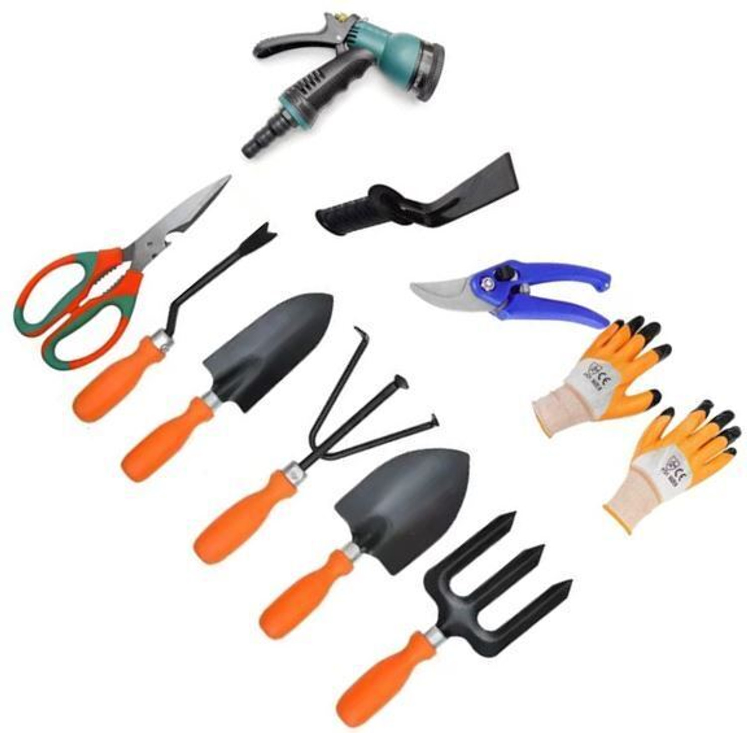Image of wyk Garden Tools Pack Of 10 Garden Tool Kit