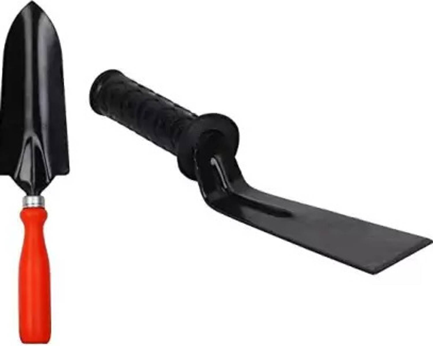 AGT Hand Small Trowel And Khurpi | Transplanter | Hand Soil Shovel (Set of 2) Garden Tool Kit