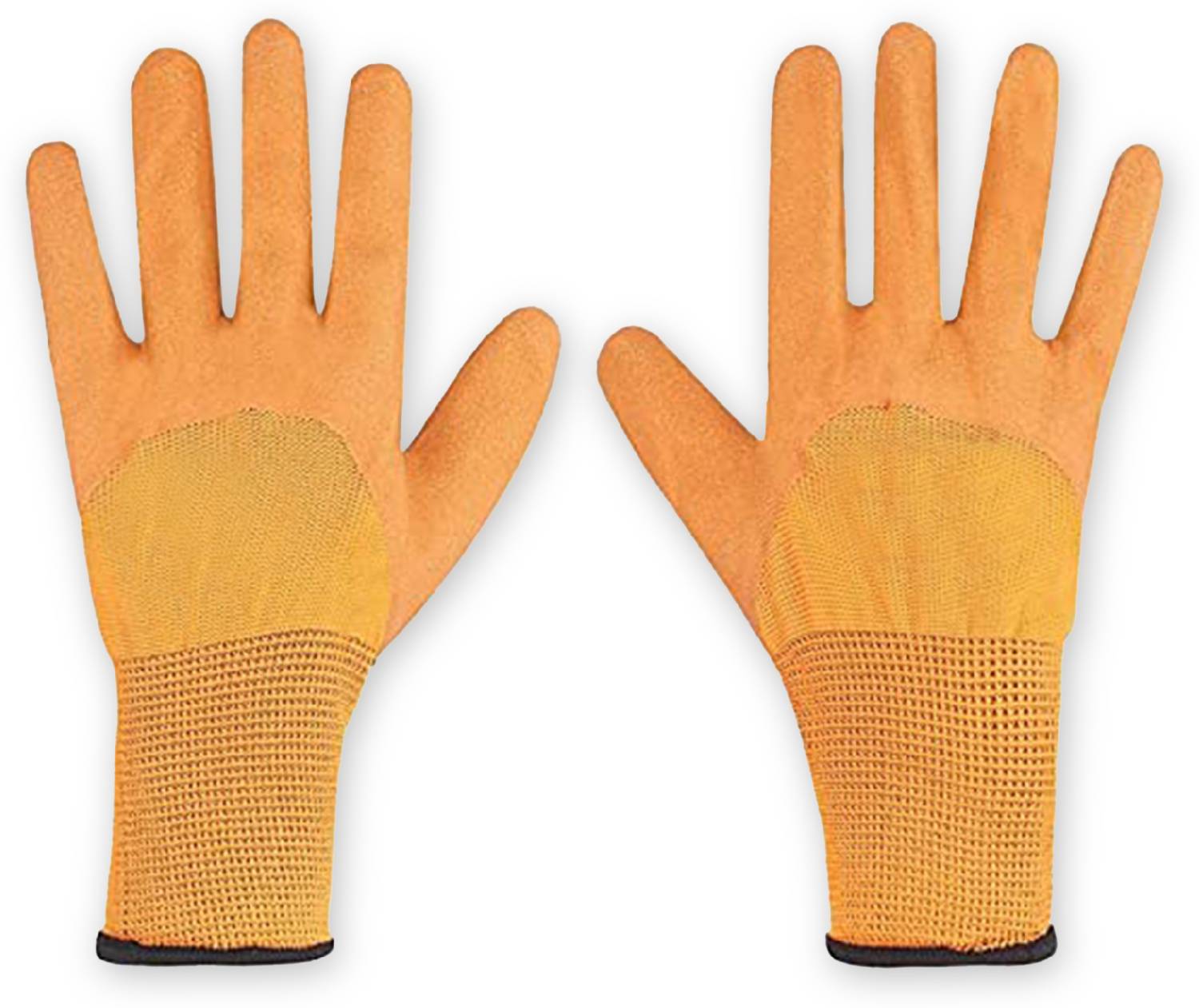 10club Gardening Hand Gloves (1 Pair, Orange) Free Size Reusable Gardening Gloves Gardening Shoulder Glove
