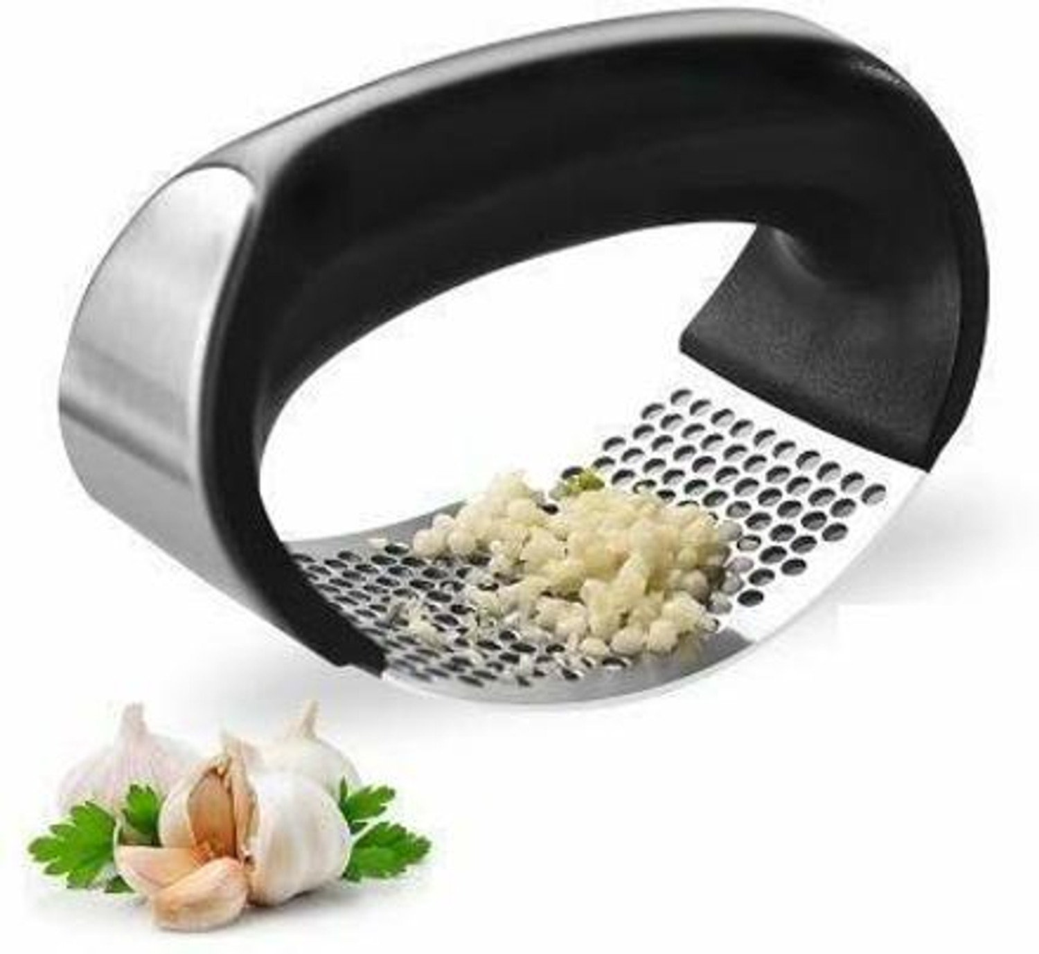 Image of FGG Garlic Press Garlic Crusher,Stainless Steel Kitchen Garlic Presser Garlic Press Garlic Press
