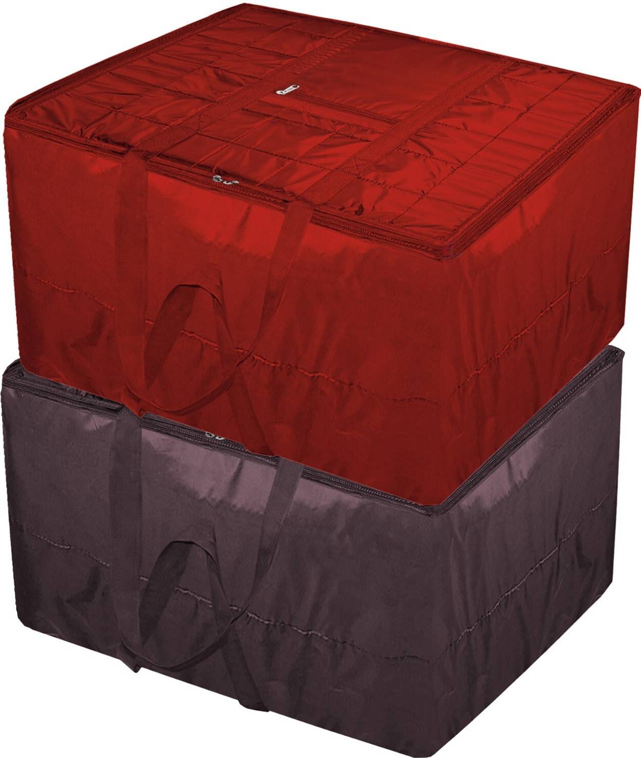 Billion Designer Parachute 2 Pieces Jumbo Attachi Bag Travel Handbag Storage Carrying Bag, Blanket Cover,Duffle,Travel Multi-Purpose Bag (Brown & Maroon) BILLION034704