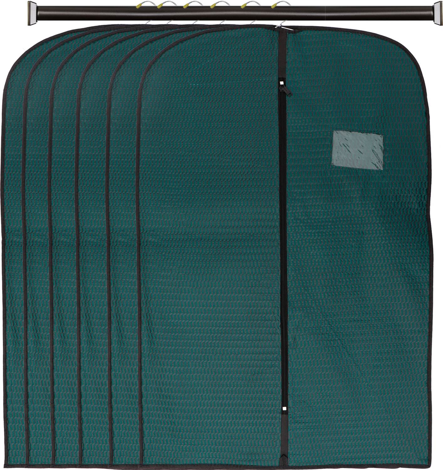 AARON INC Coat Cover, Blazer cover, Jacket Cover Men's Coat Blazer Cover Foldable Garment Bag Cover High Quality Embossed Blazer cover Green Pack of 6