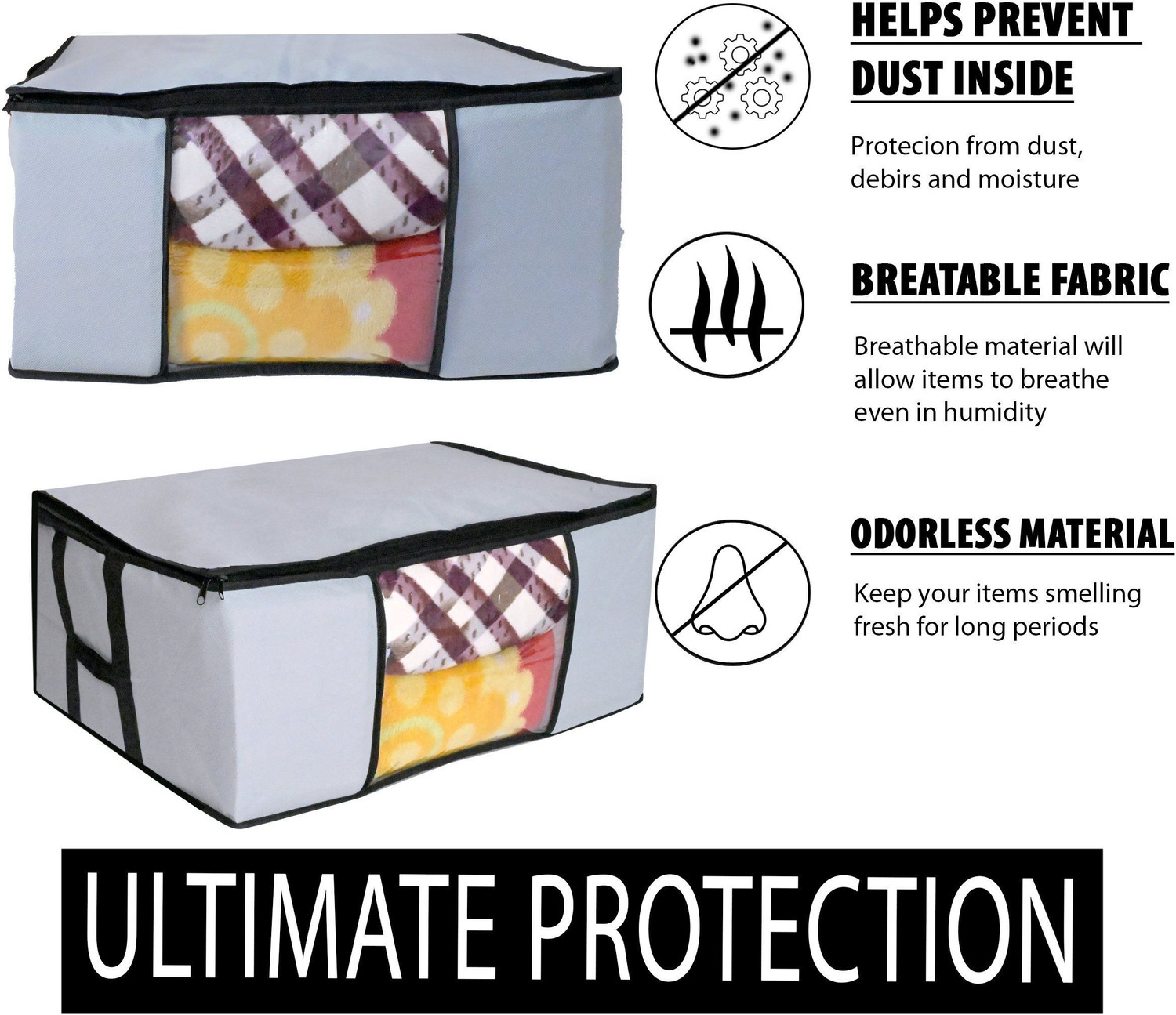Image of PETALS CASE ORGANIZER BLANKET COVER|BLANKET ORGANIZER STIRAGE BAG|ORGANIZER