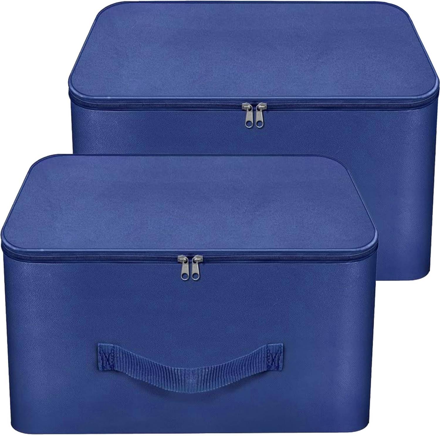 STORITE Wardrobe Bag Underbed Moisture Proof Cloth Storage Organizer Saree Cover with Zippered Closure & Handle
