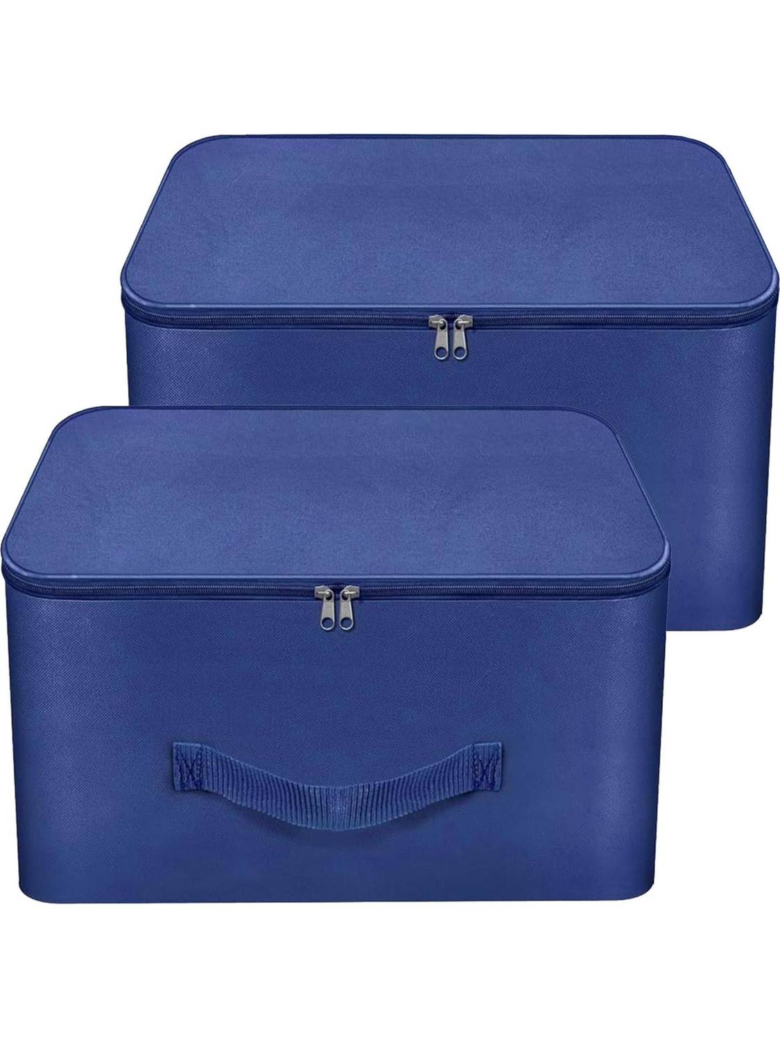 STORITE Wardrobe Bag Underbed Moisture Proof Cloth Storage Organizer Saree Cover with Zippered Closure & Handle