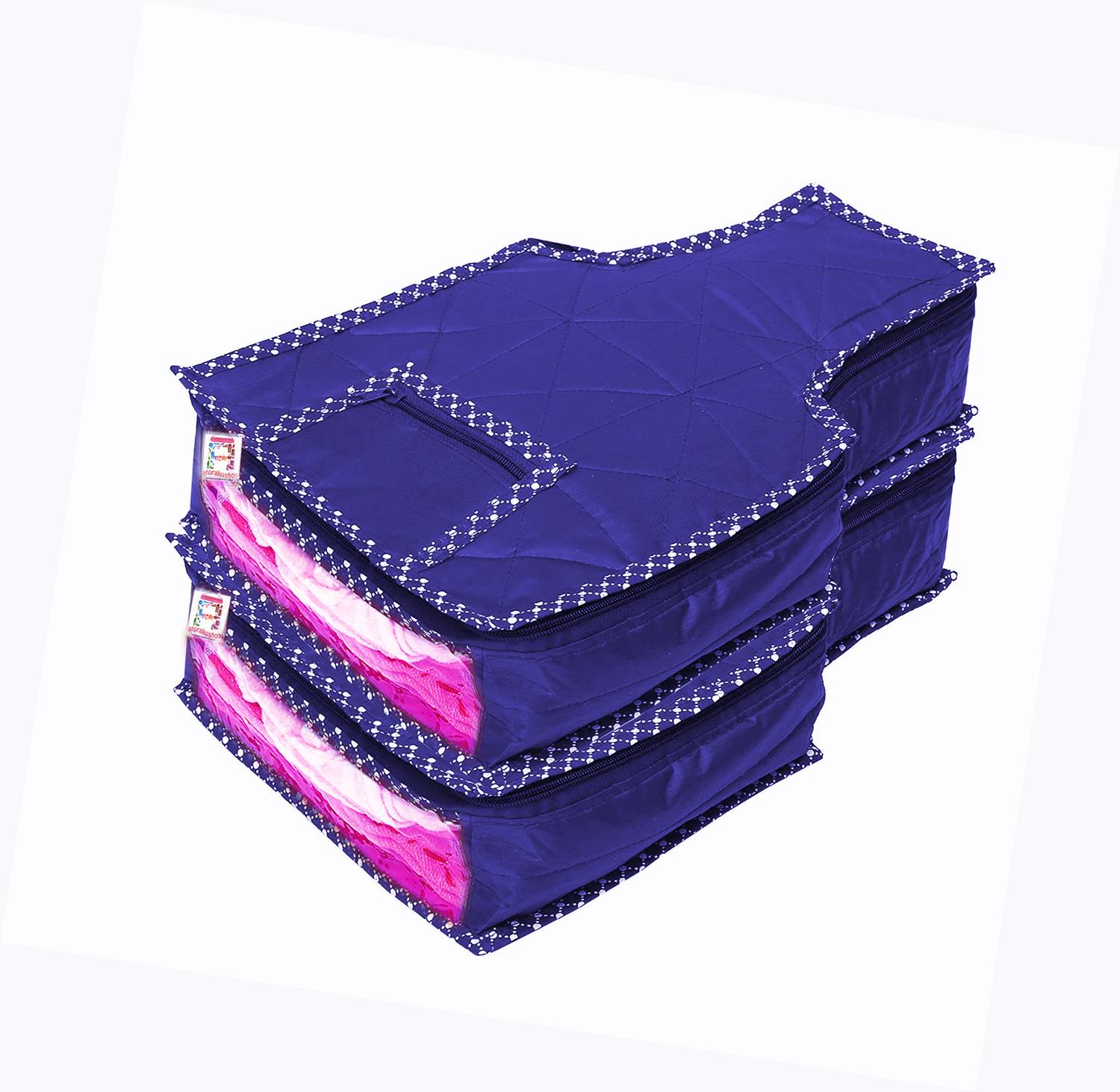 atorakushon Blouse Saree Salwar Suit Dress undergarments Protection Cover Garment Storage pouch case 2pcs