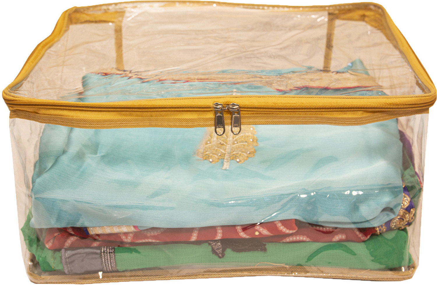 Image of Ajabh High Quality Set Of 10 Pieces Multipurpose Plain Transparent Saree Cover Garment Cover Bag | Clothes Cover | Wardrobe Storage Organizer