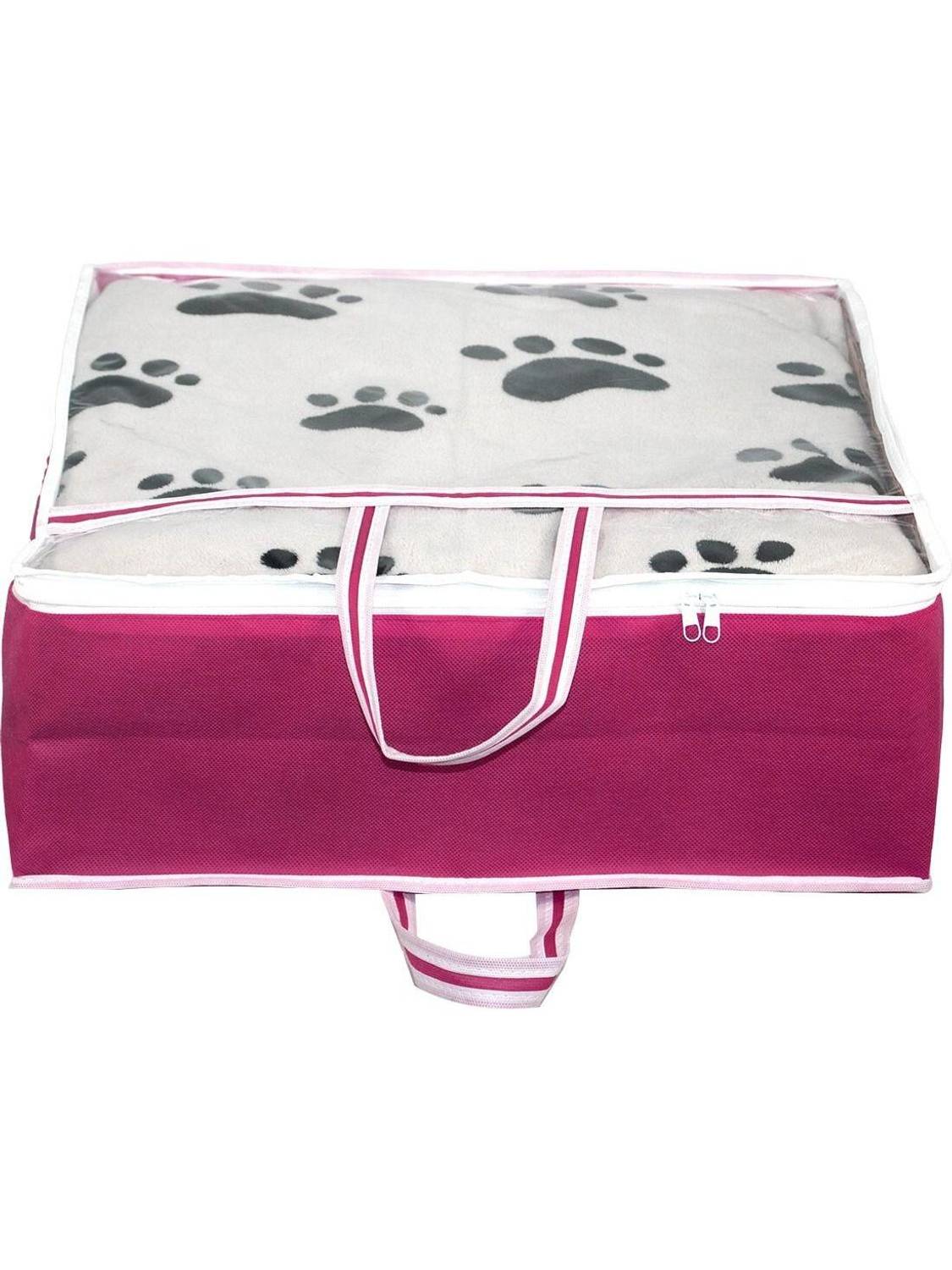 House of Common Trendy Tear Resistant Non Woven Blanket Cover/Garment Bag/Under Bed Storage Pack of 1