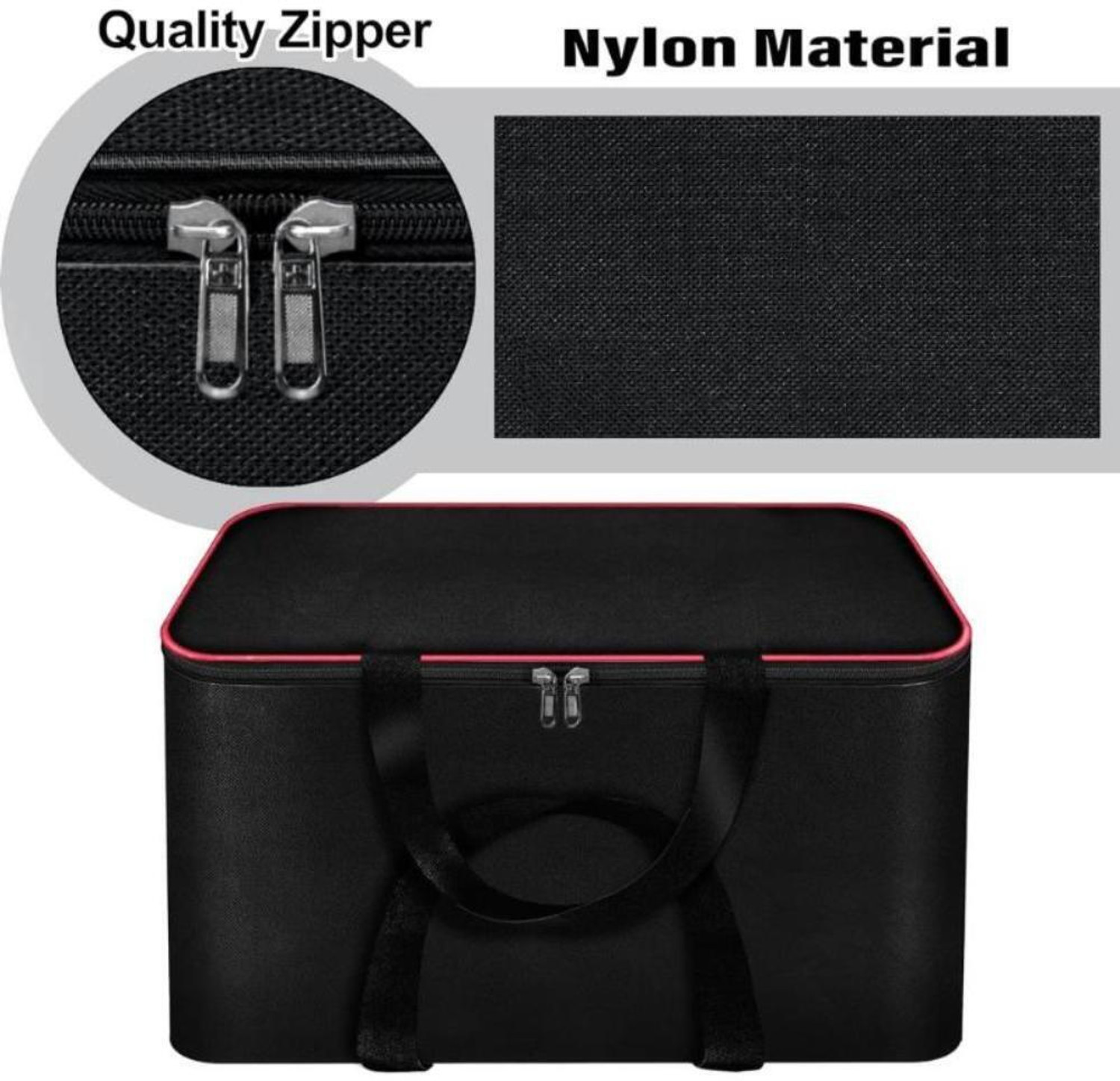 Image of ZOVIRA Moisture Proof Big Underbed Storage Bag For Multi Purpose Use Foldable Blanket Storage Bag, Cloth Storage Organizer, Blanket Cover with Zipper and Handles | Set of 1
