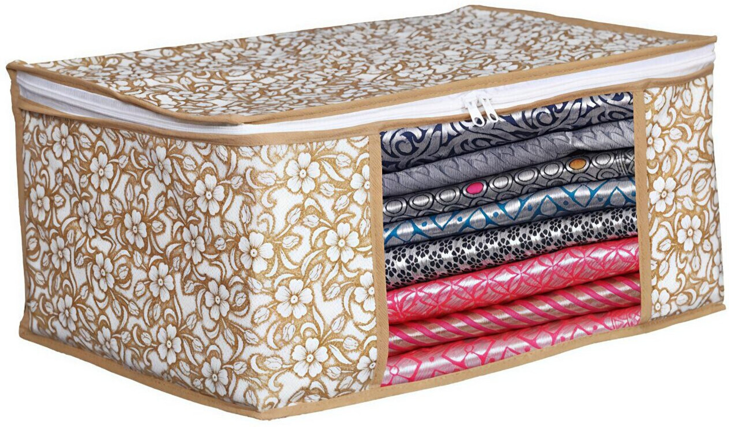 Image of Ozillin 10 pcs Non Woven Saree Cover /Clothes saree cover bag garment cover