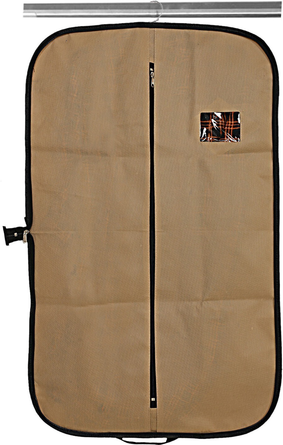 Image of KUBER INDUSTRIES Designer 2 Pieces Foldable Non Woven Men's Coat Blazer Suit Cover (Grey & Brown) -CTKTC41679 CTKTC041679