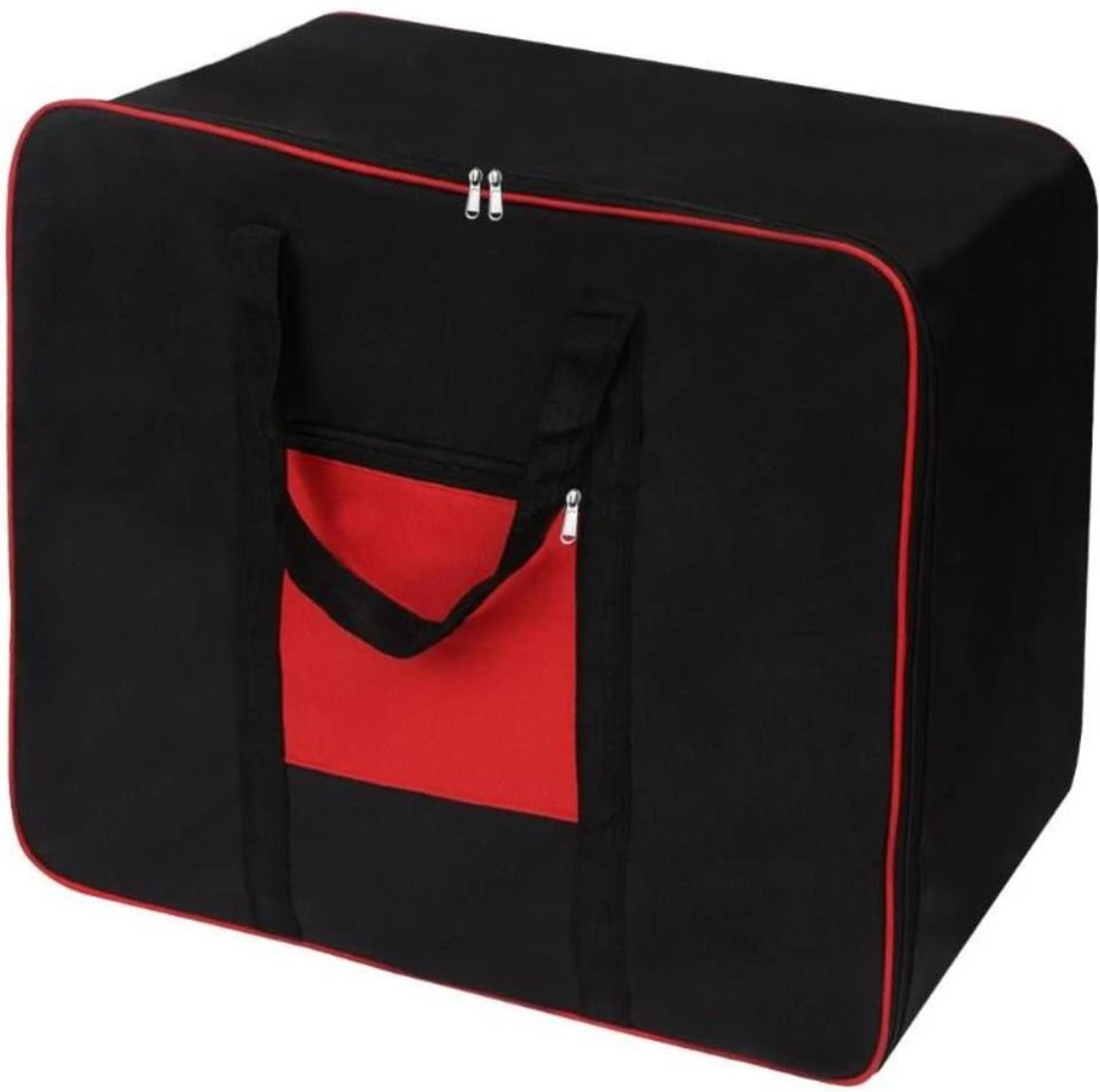 Image of ZOVIRA Moisture Proof Big Underbed Storage Bag For Multi Purpose Use Foldable Blanket Storage Bag, Cloth Storage Organizer, Blanket Cover with Zipper and Handles | Set of 1
