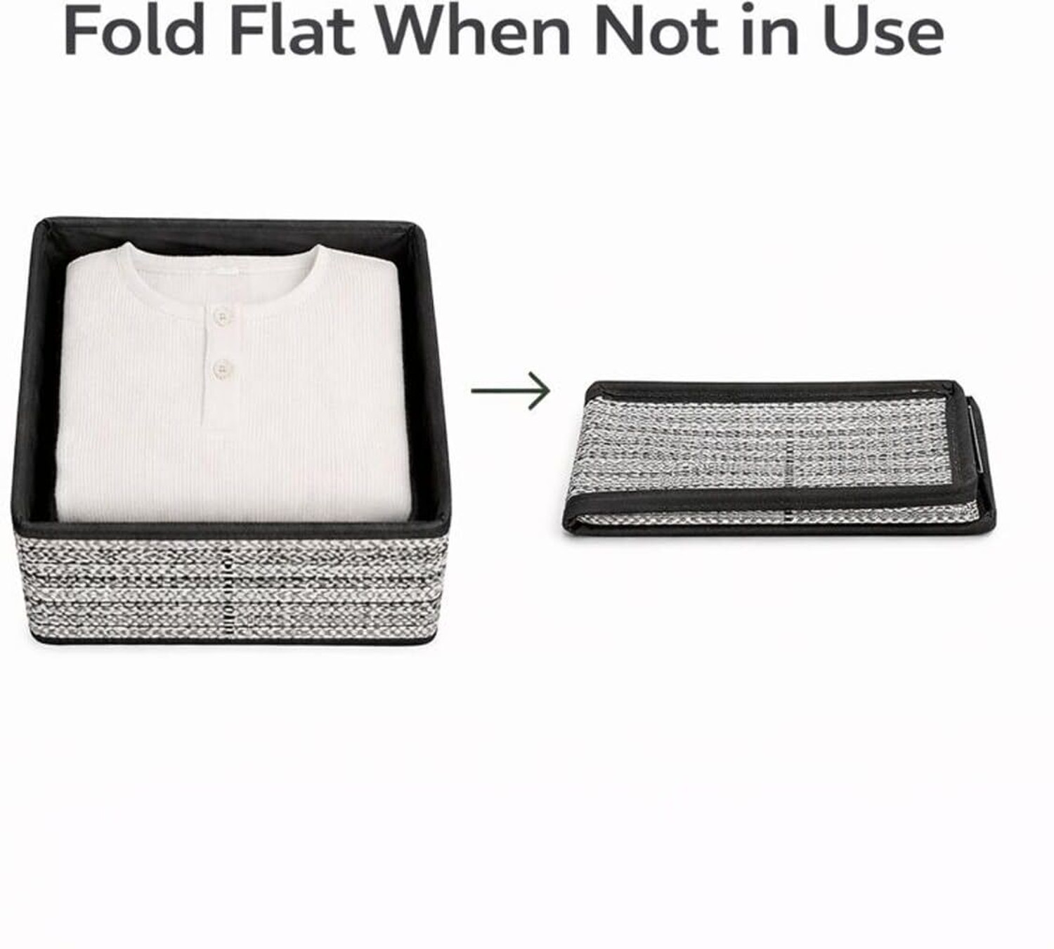 Image of DALUCI 6 Pcs Clothes Storage Box and Wardrobe Organizer Foldable Closet Organizers Cube Storage Box & Dividers for Wardrobe, Cupboard & Drawer Organizer