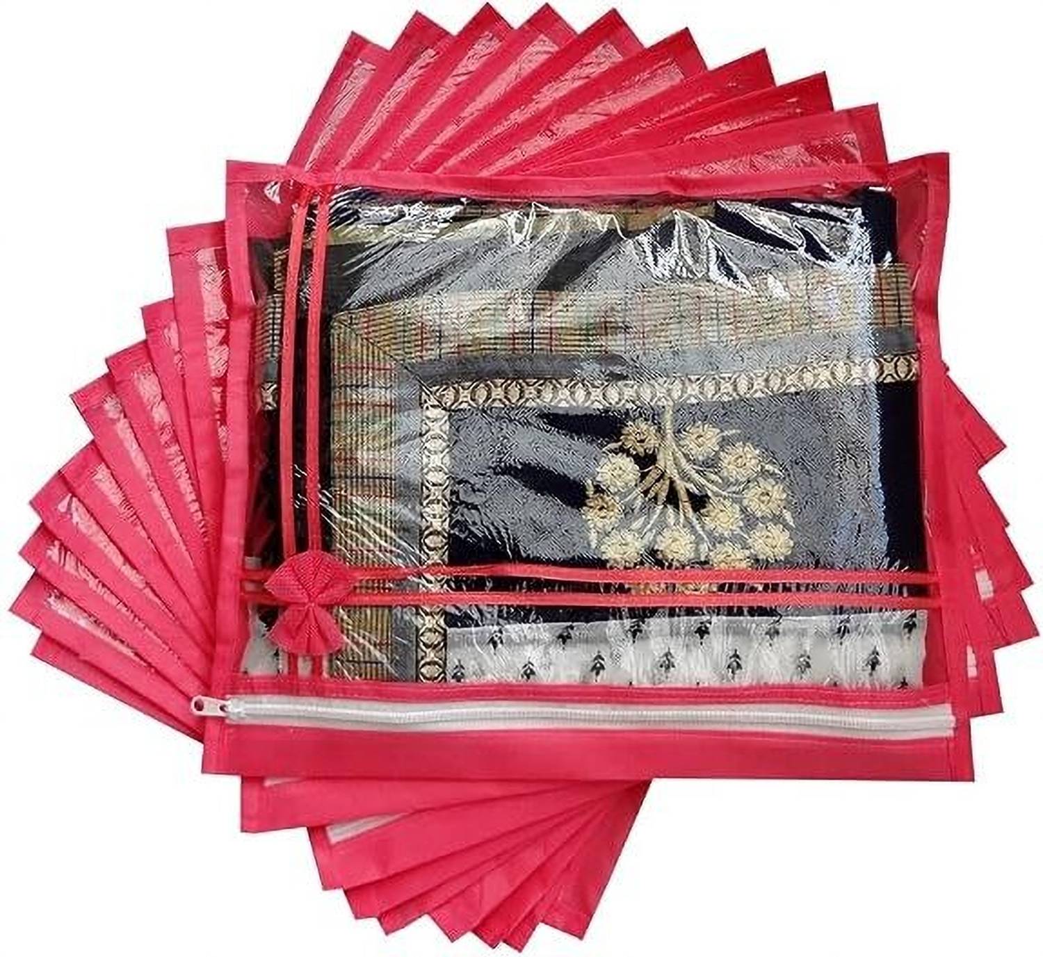 alam enterprises Saree Cover Saree Protection Bag (6 Pcs) Single Saree cover