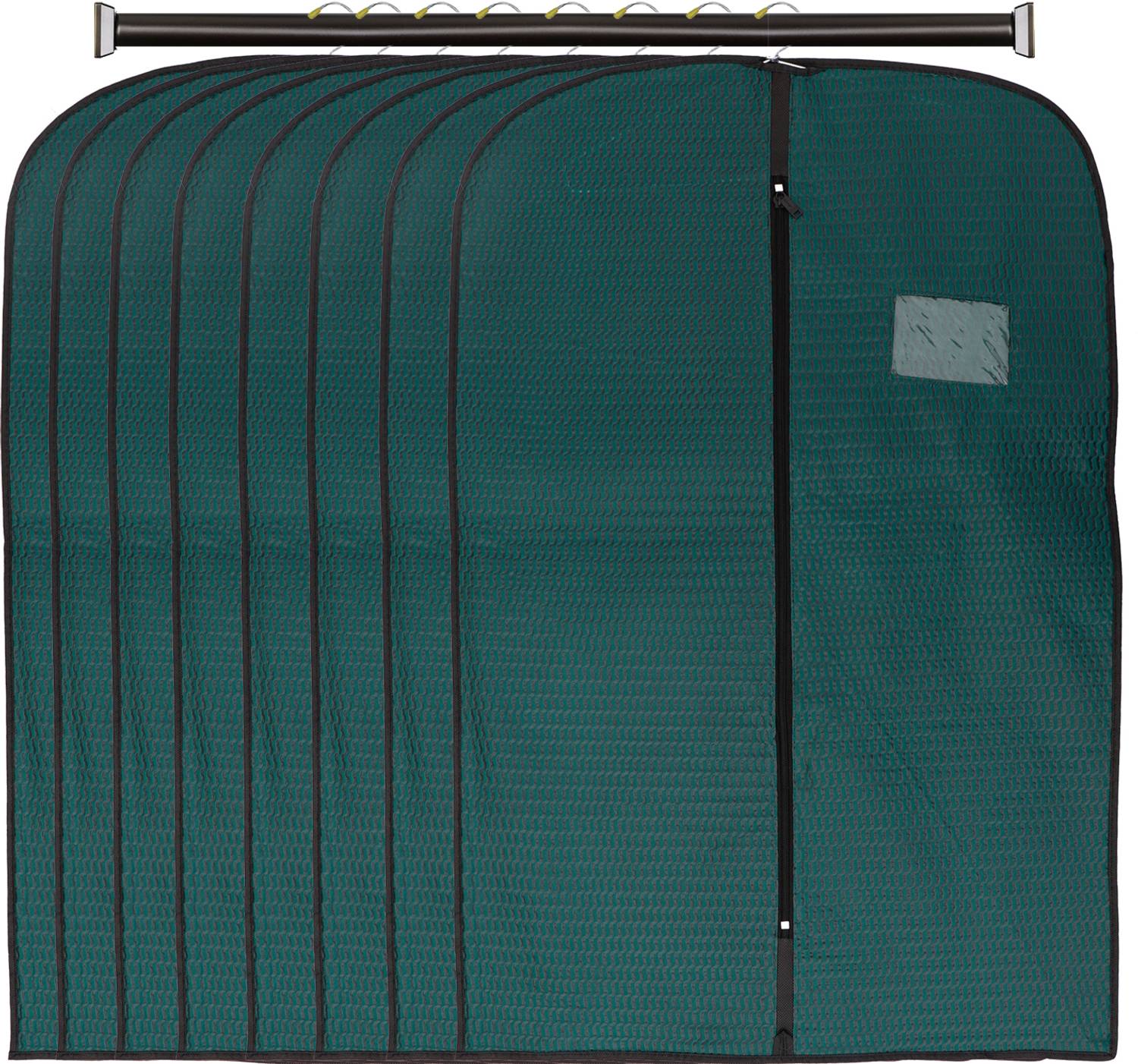 AARON INC Coat Cover, Blazer cover, Jacket Cover Men's Coat Blazer Cover Foldable Garment Bag Cover High Quality Embossed Blazer cover Green Pack of 8
