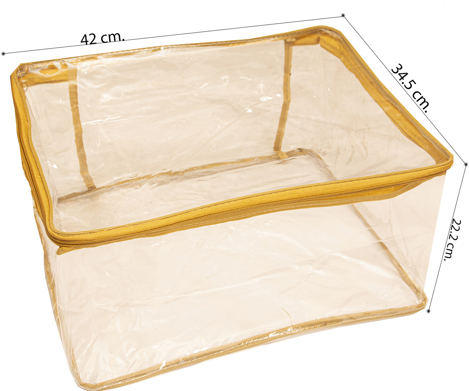 Image of Ajabh High Quality Set Of 10 Pieces Multipurpose Plain Transparent Saree Cover Garment Cover Bag | Clothes Cover | Wardrobe Storage Organizer