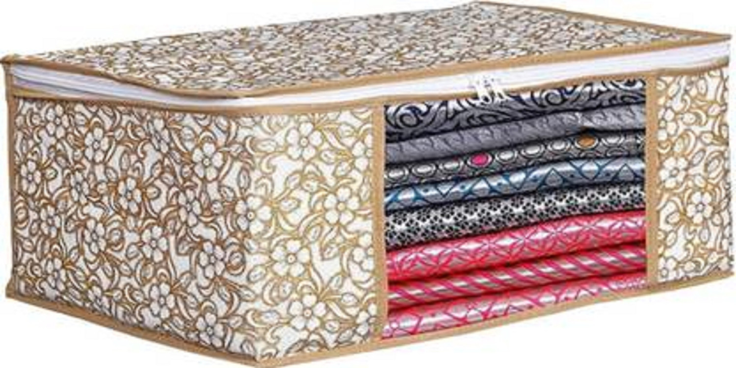 Image of Ozillin 6 pcs Non Woven Saree Cover / Clothes saree cover bag garment cover