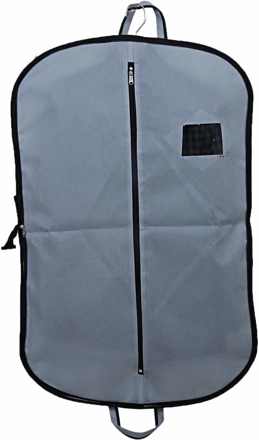 Image of KUBER INDUSTRIES Designer 2 Pieces Foldable Non Woven Men's Coat Blazer Suit Cover (Grey & Brown) -CTKTC41679 CTKTC041679
