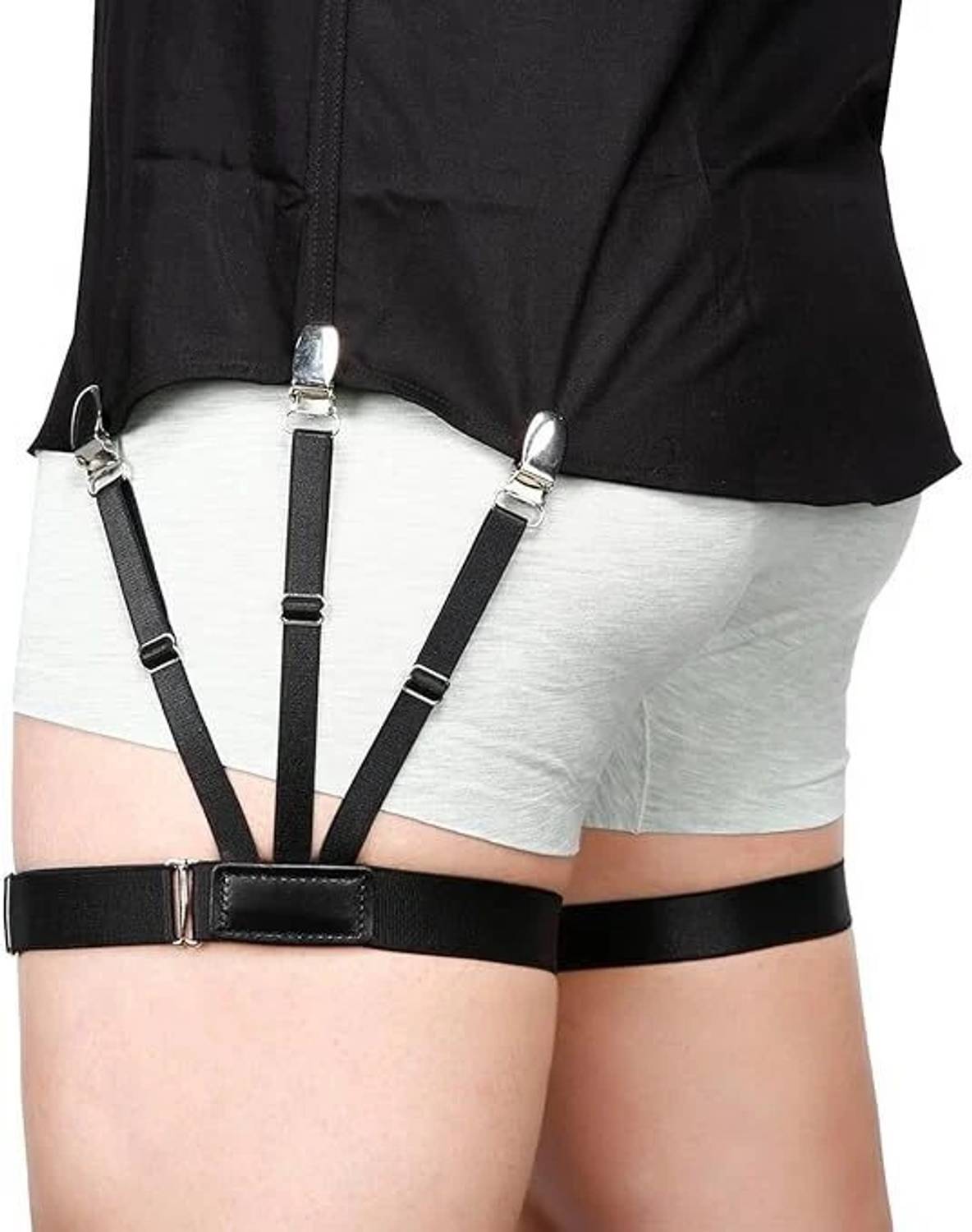 FEXMY Black Garter Pack of 1 - Image 1